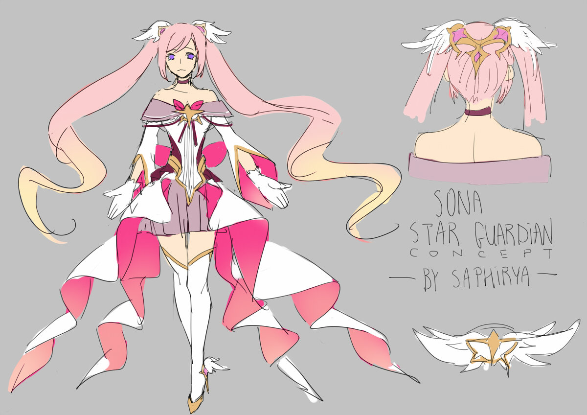 [riot Creative Contest 2017] Star Guardian Sona — Polycount