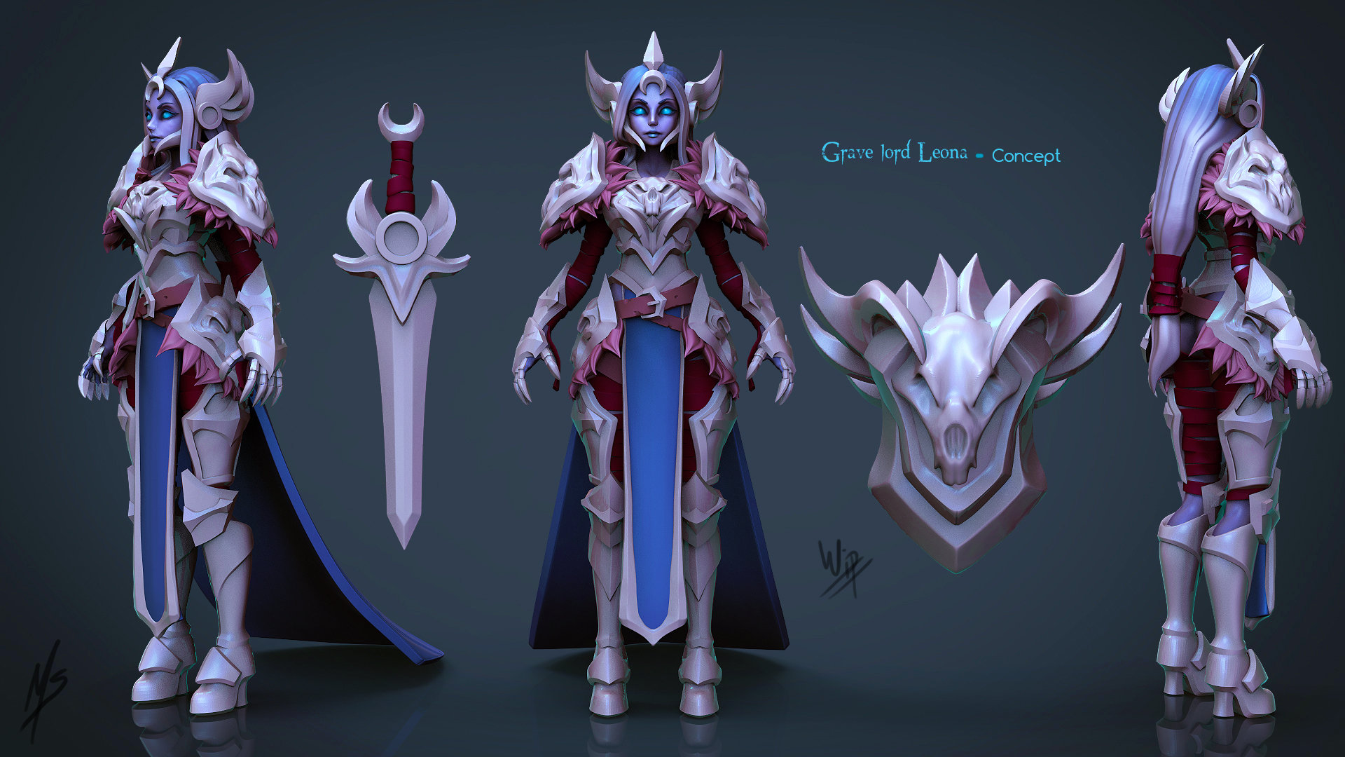 [riot Creative Contest 2017] Character Art Gravelord Leona — Polycount