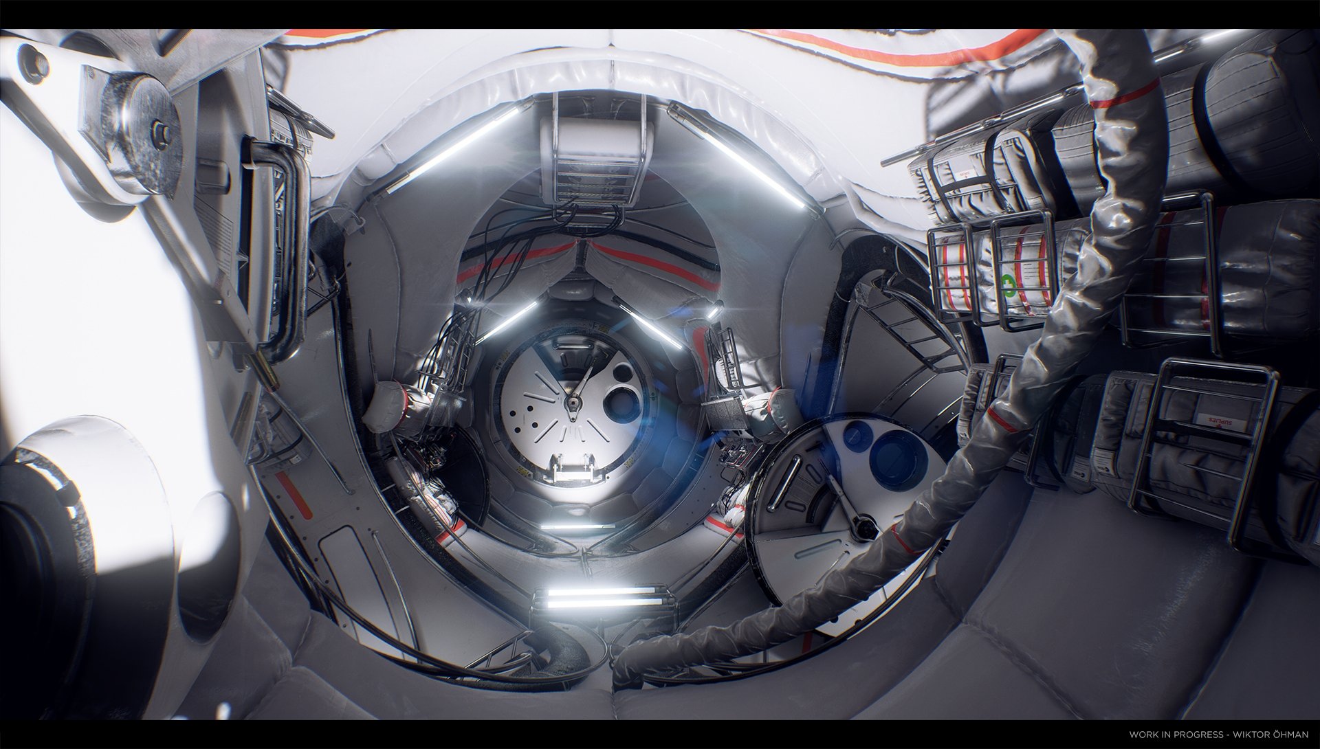 [UE4] Near-Future Space Station — polycount