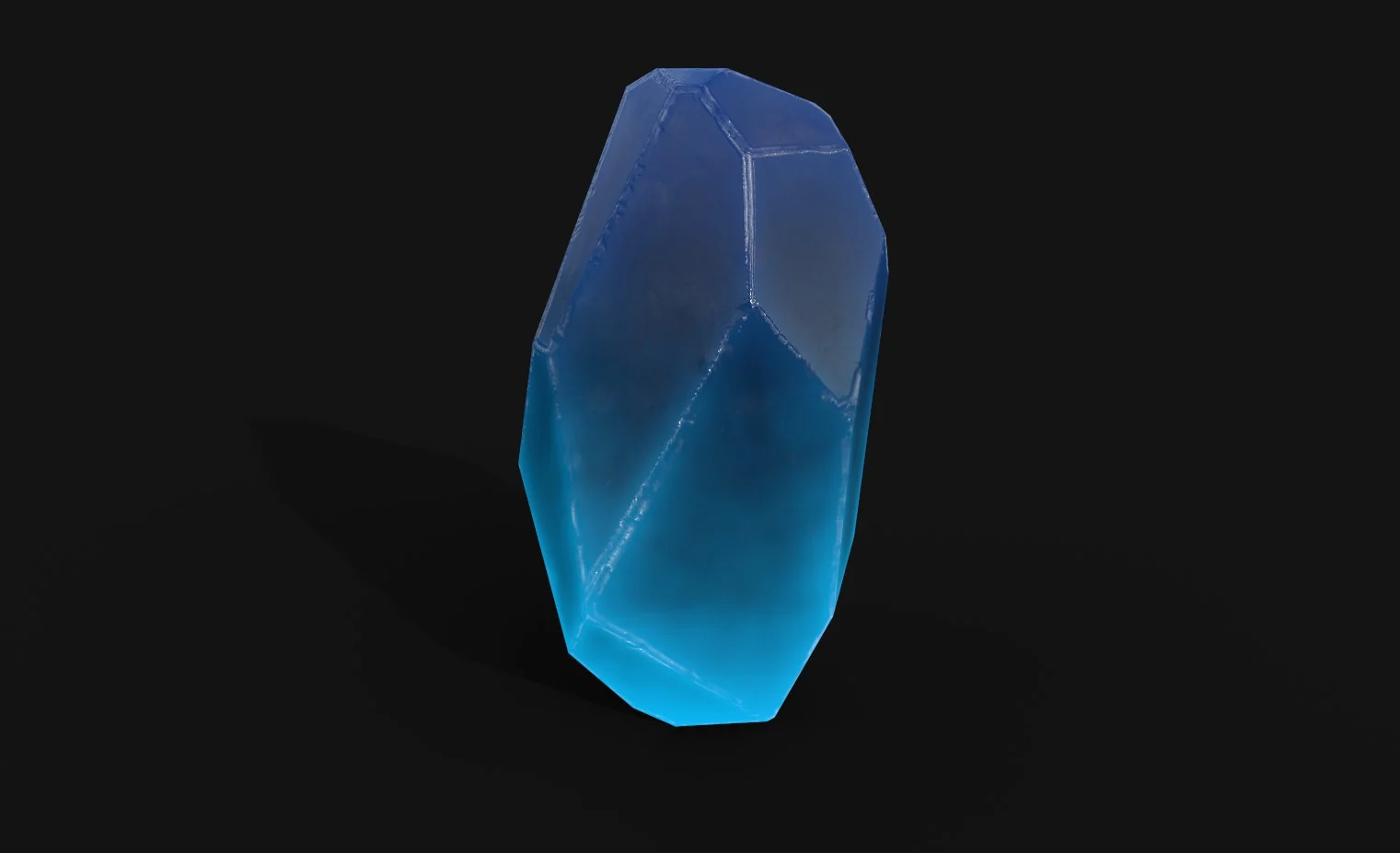 Made A stylized energy crystal smart material that got popular on  instagram What do you think  polycount