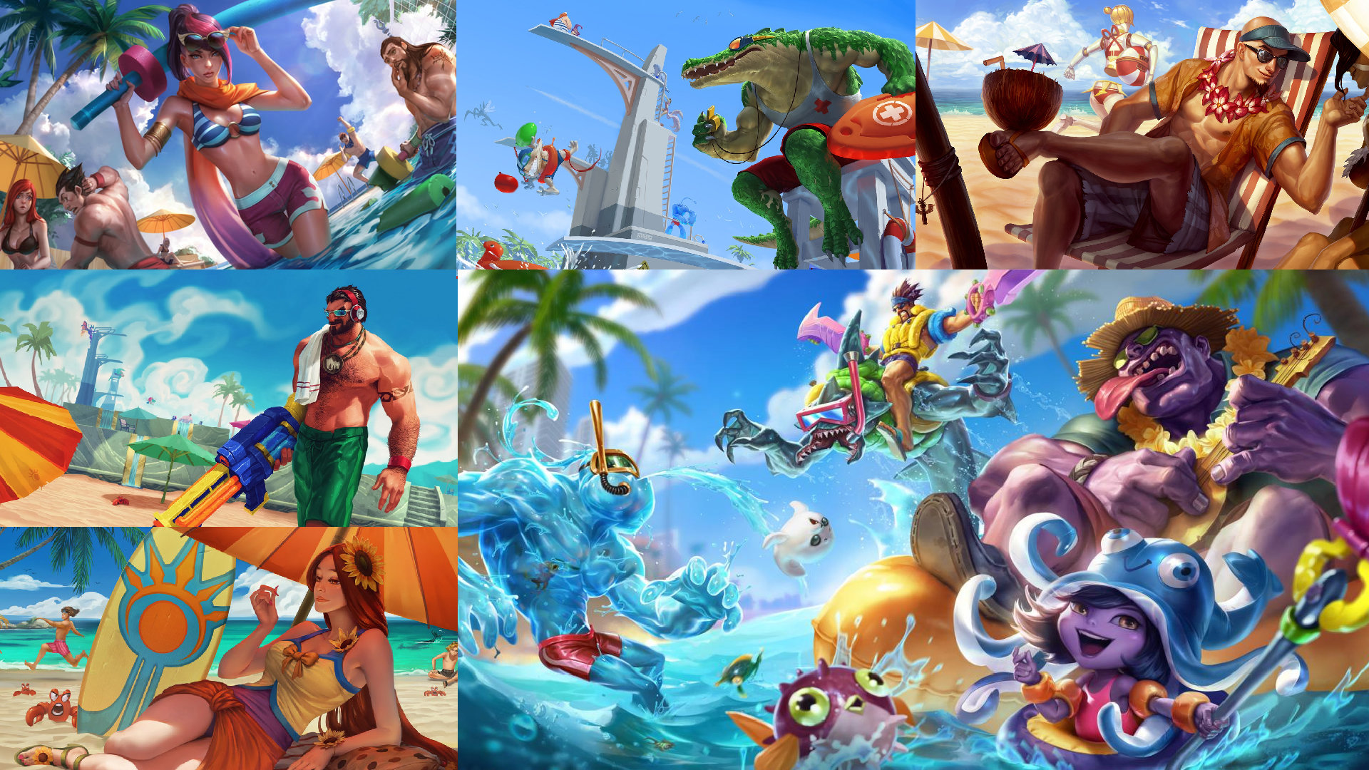 Pool Party Skins