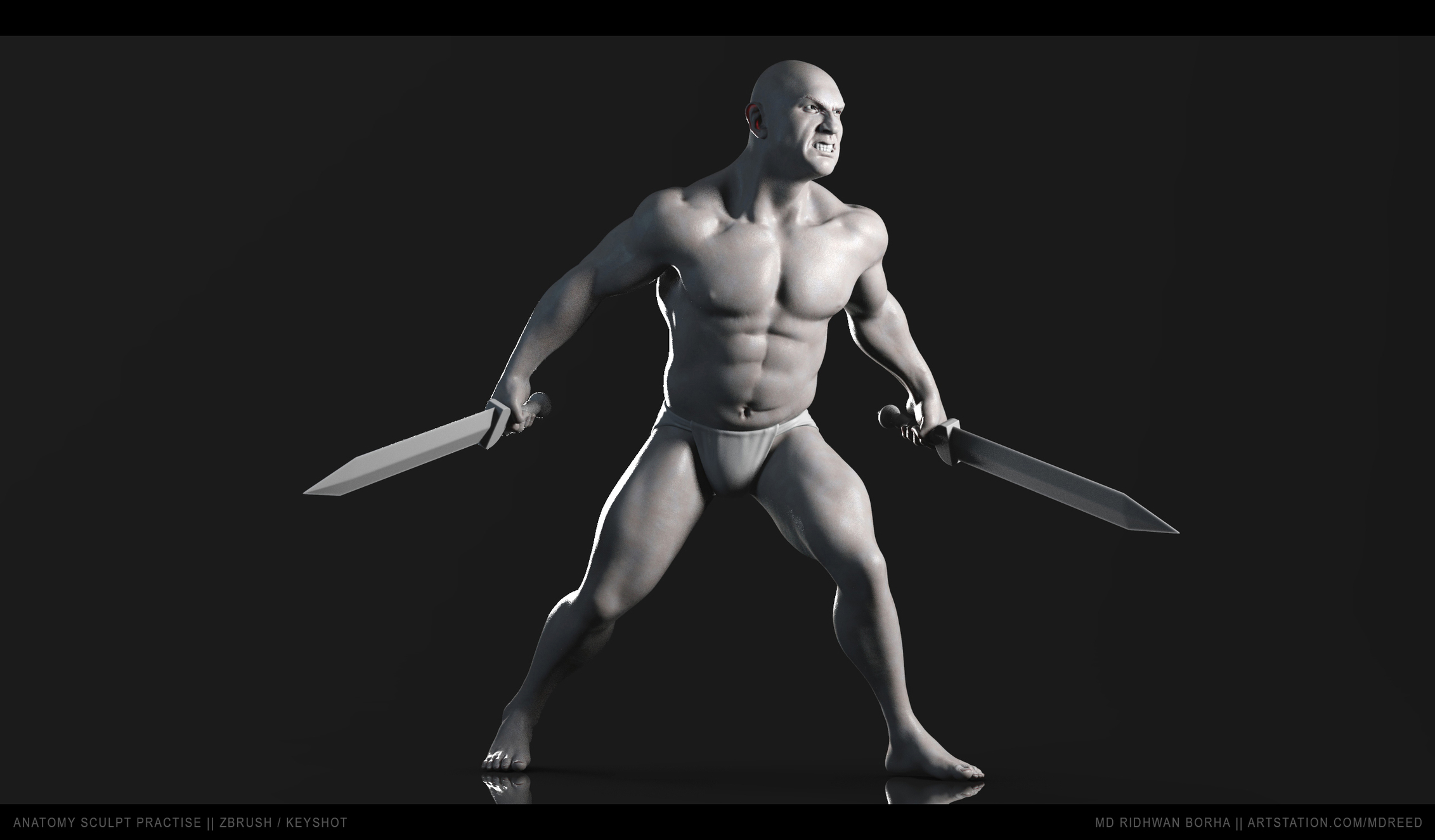 ArtStation - Muscle sculpt pratice