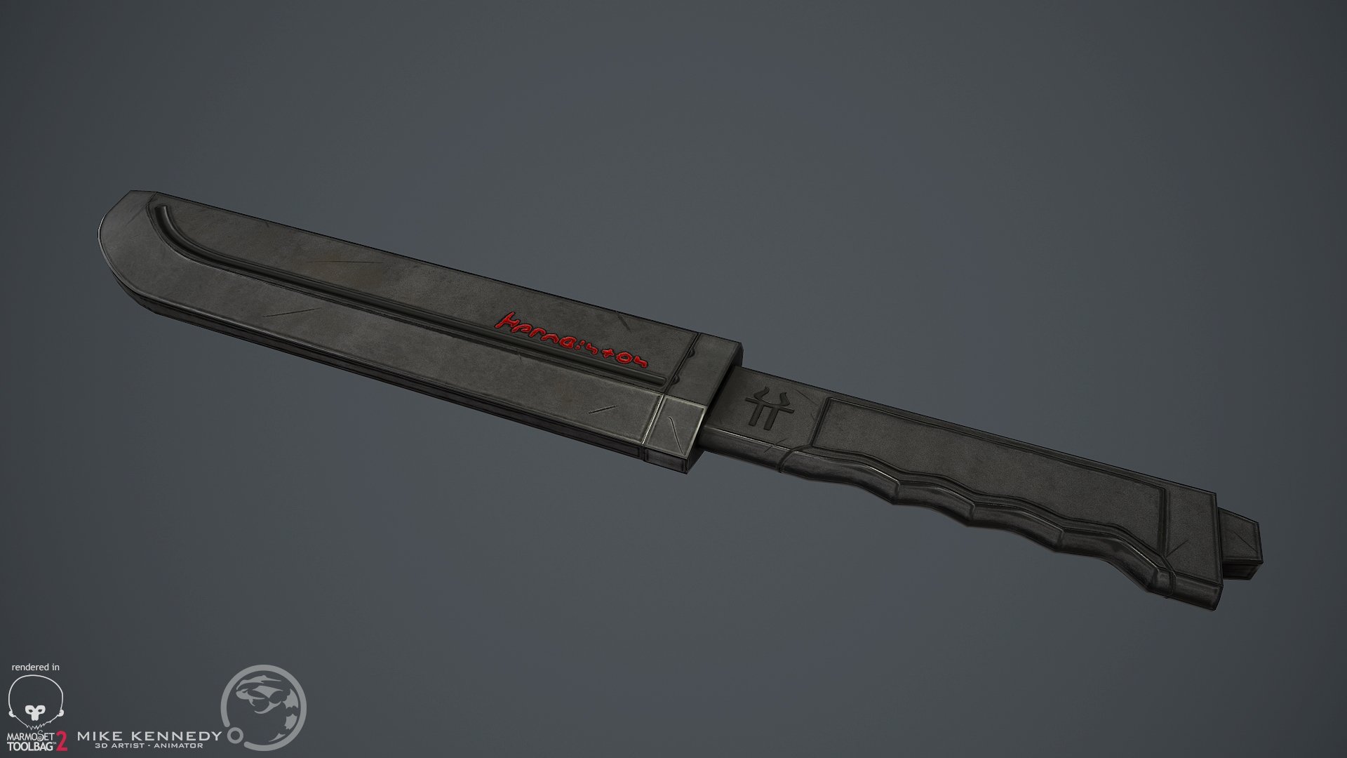 Made a quick model of Hestia's Knife from the anime "Is It Wrong ...