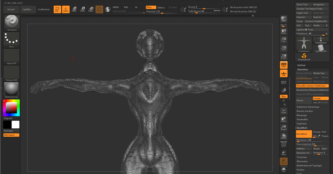 cant find dynamesh on my zbrush tools