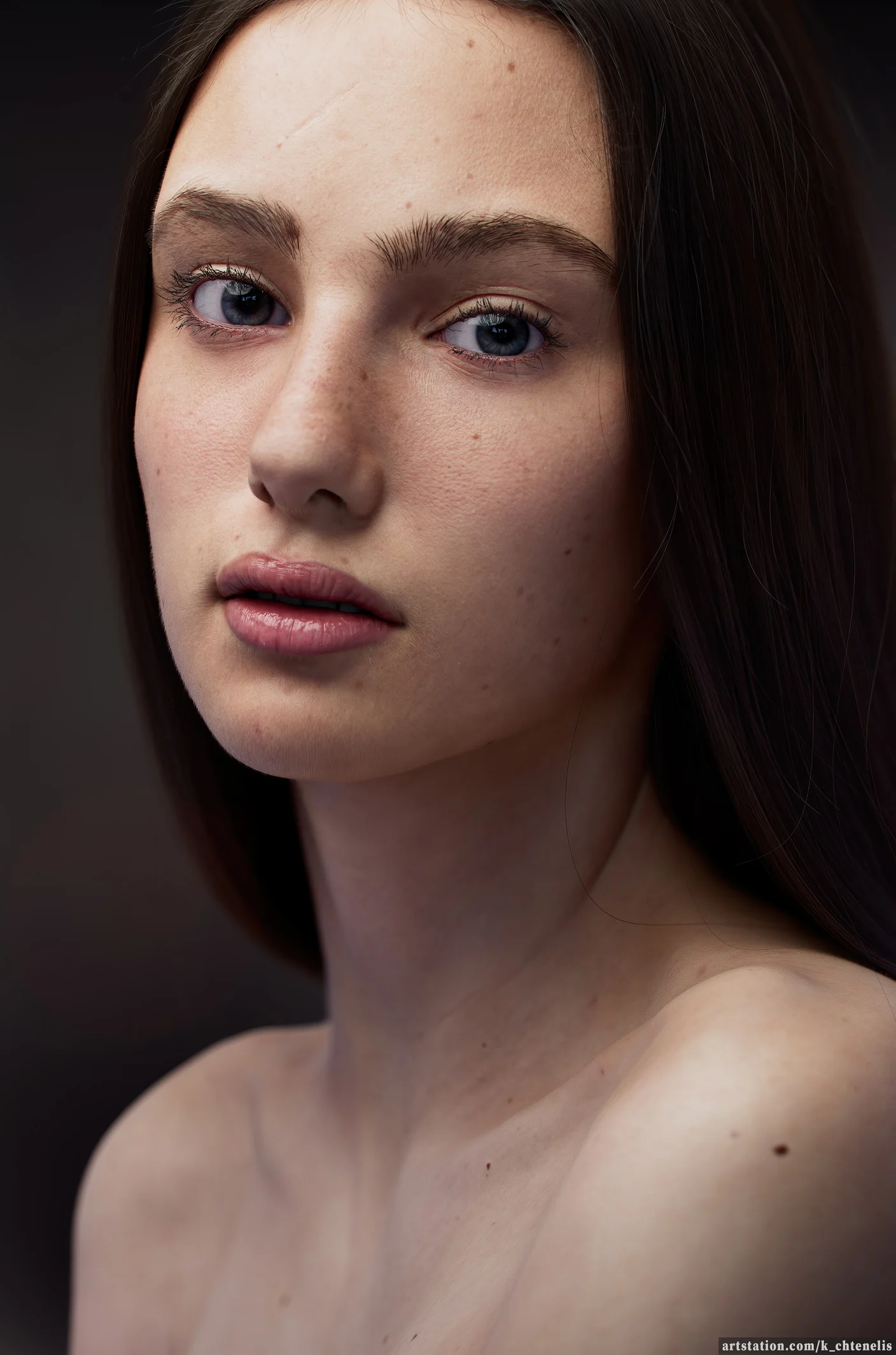 Girl 3d Photorealistic Portrait — Polycount