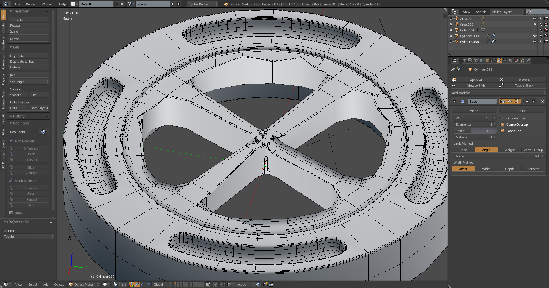 Blender Bevel Modifier Can Not Bevel A Simple All Quad Geometry Polycount