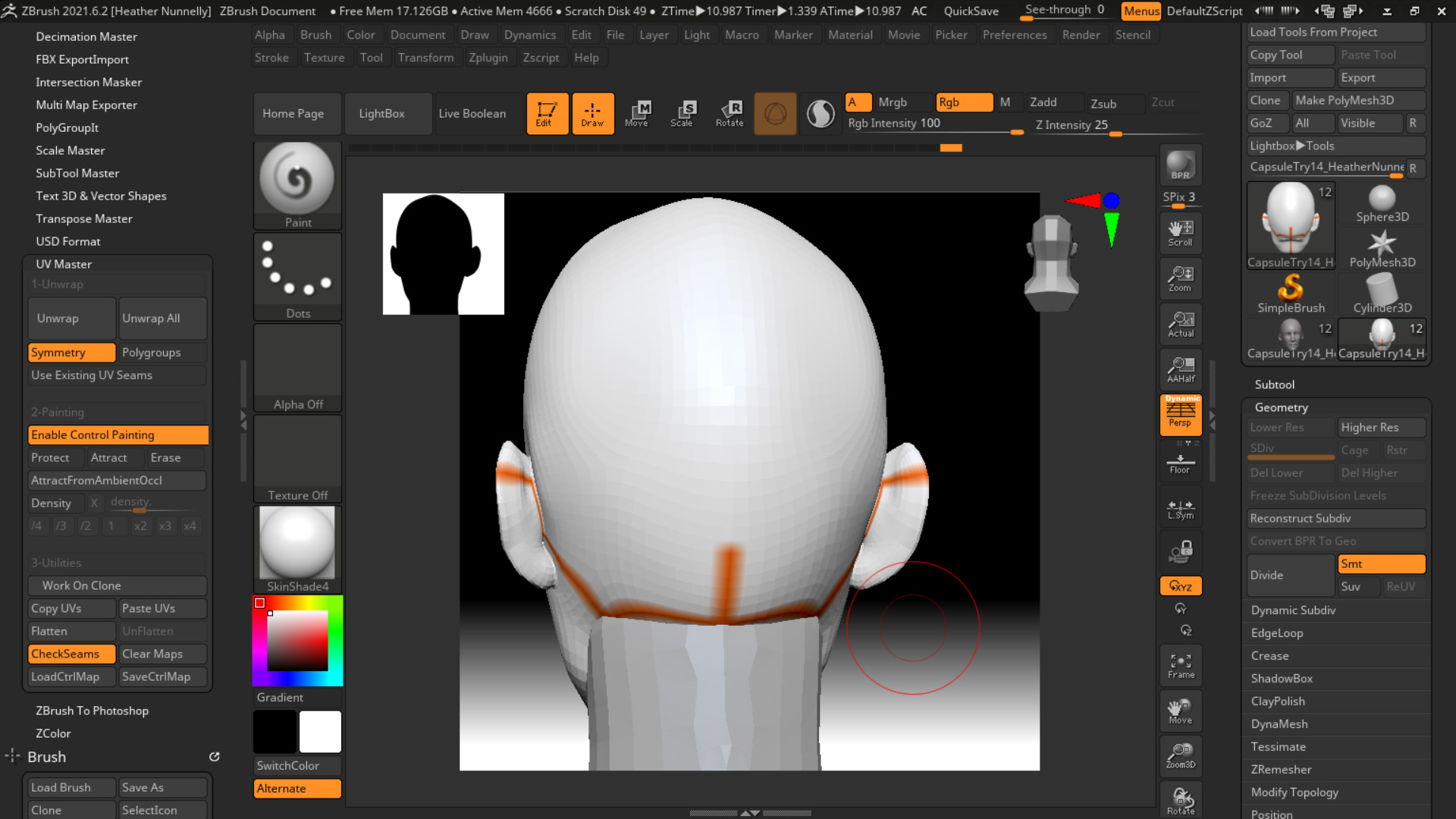 zbrush canvas doesnt display whole model