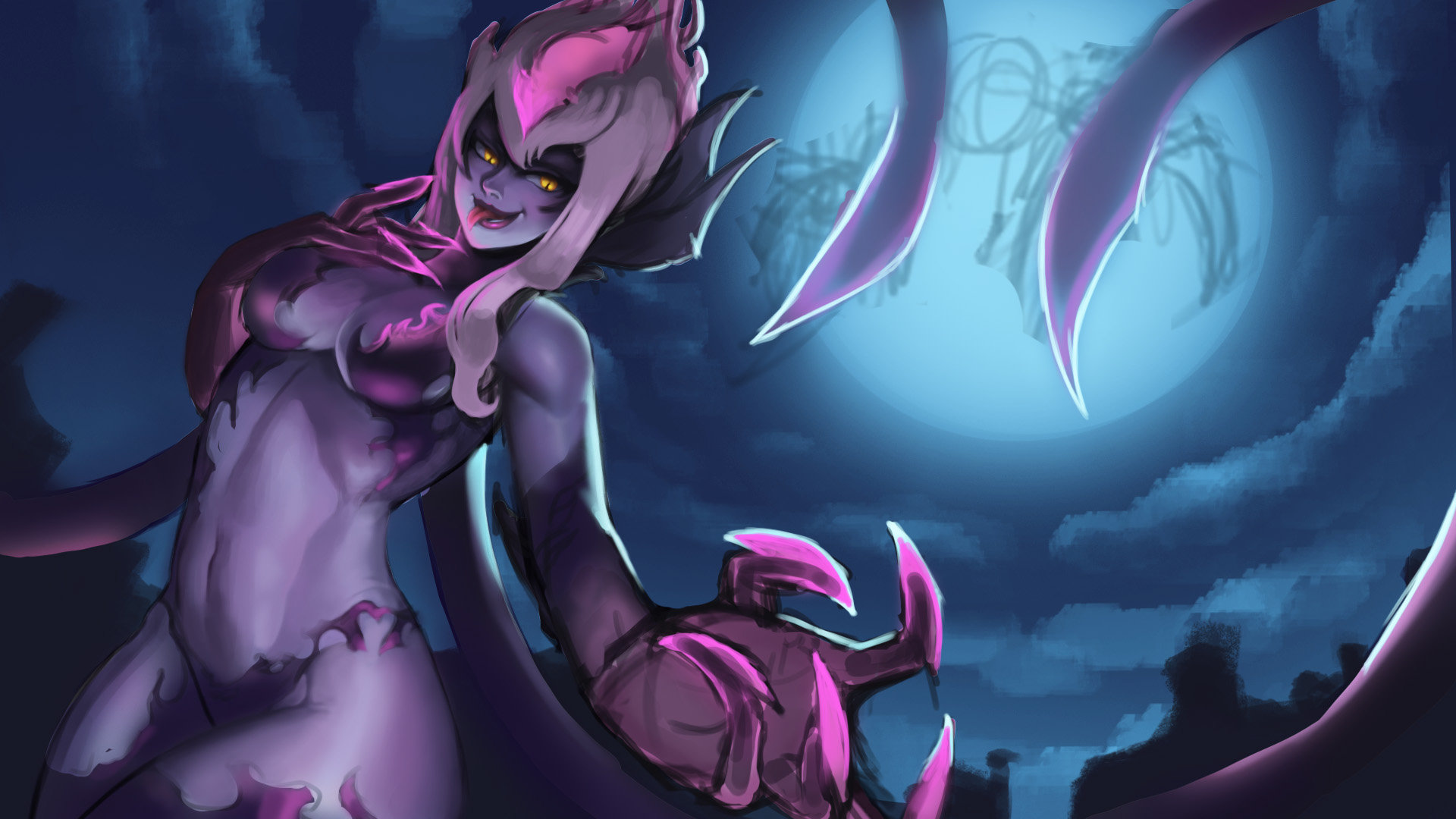 League Of Legends Evelynn Splash Art - Mobile Legends