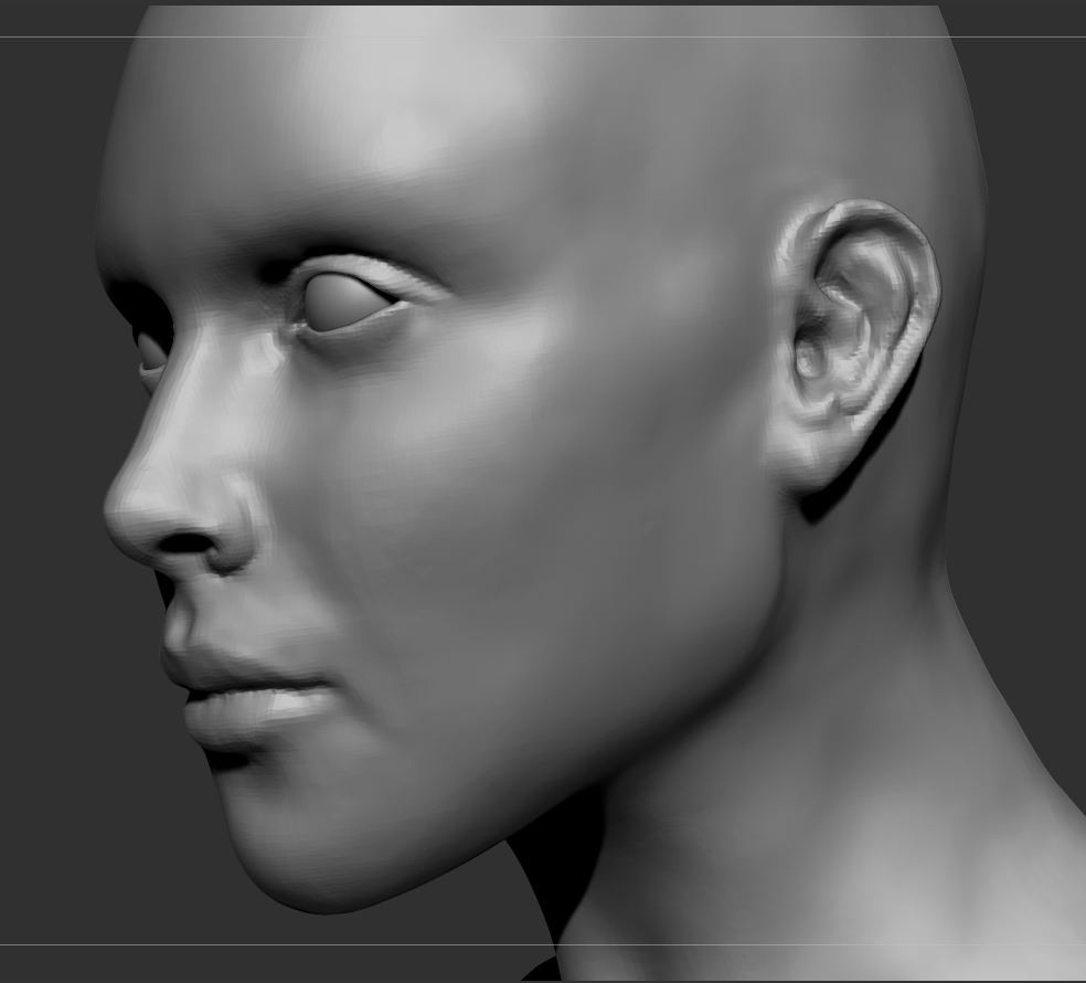 First post - Critique/advice on 3d female face/bust — polycount