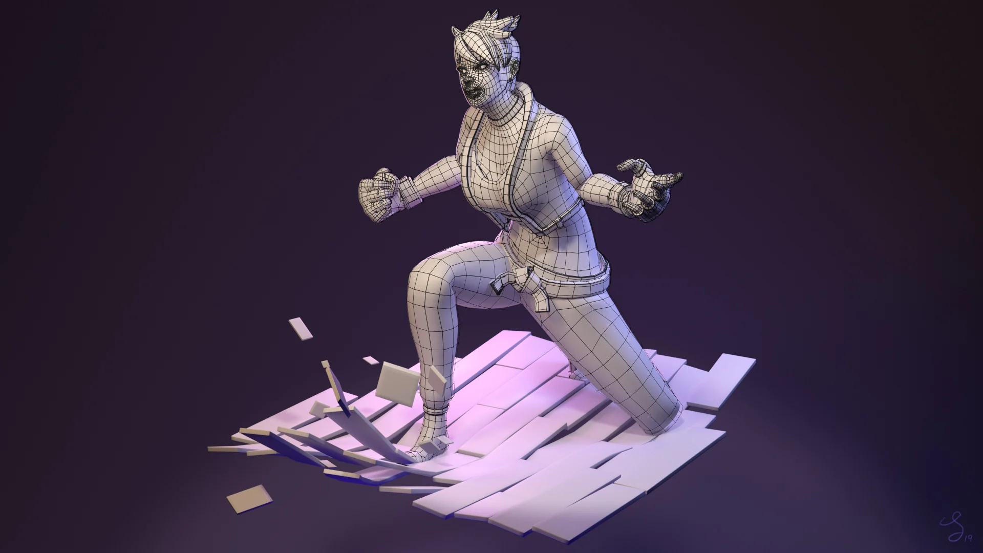 3D Fightin Models