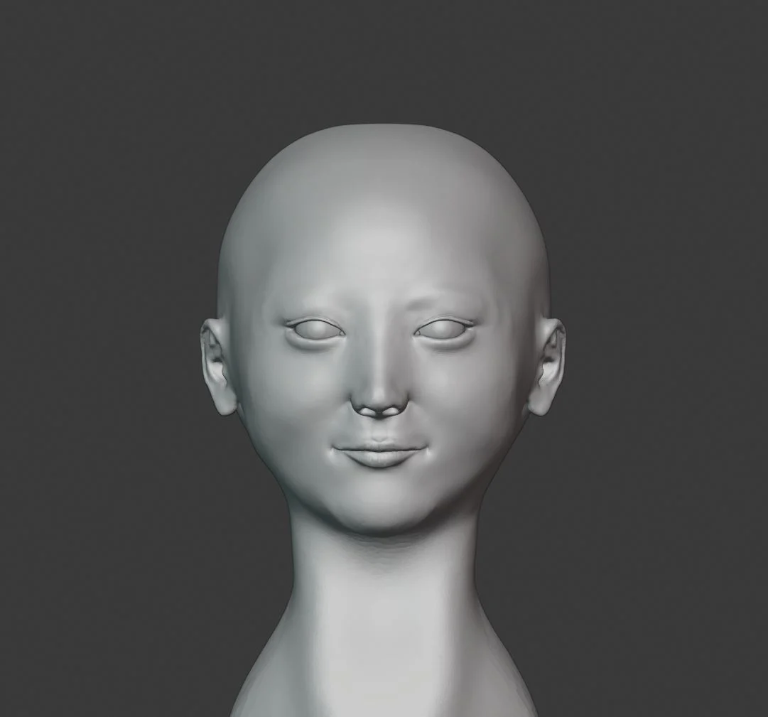 Female Head Sculpt - Download Free 3D model by Aconear (@Aconear) [ae24c33]