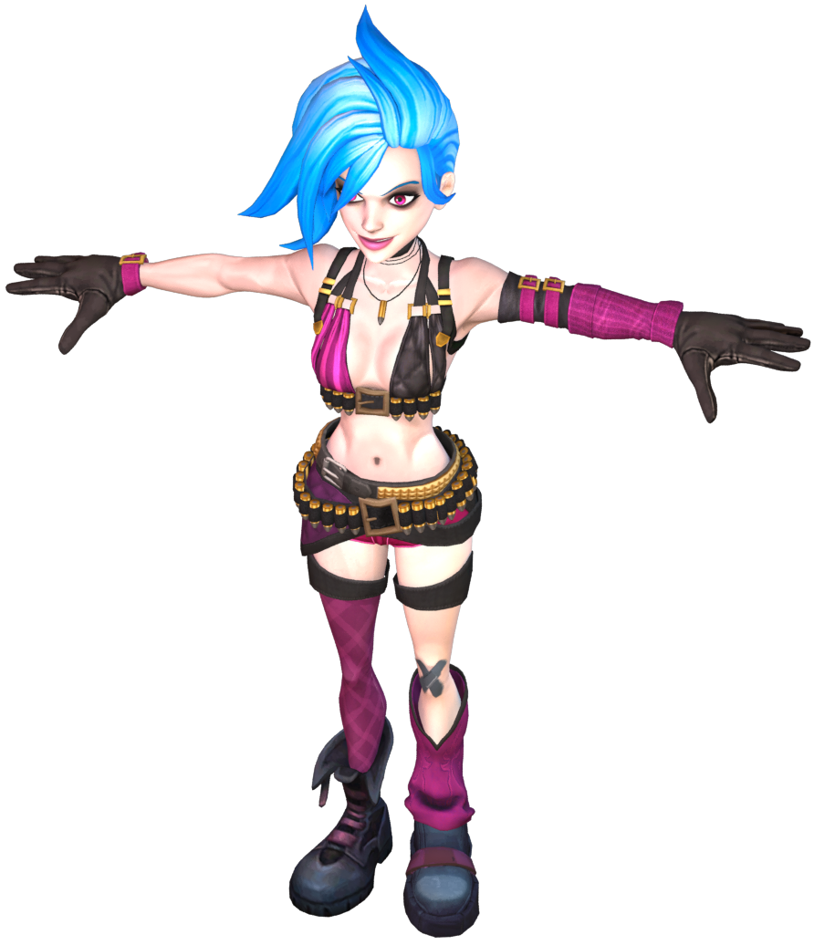 jinx league of legends concept art