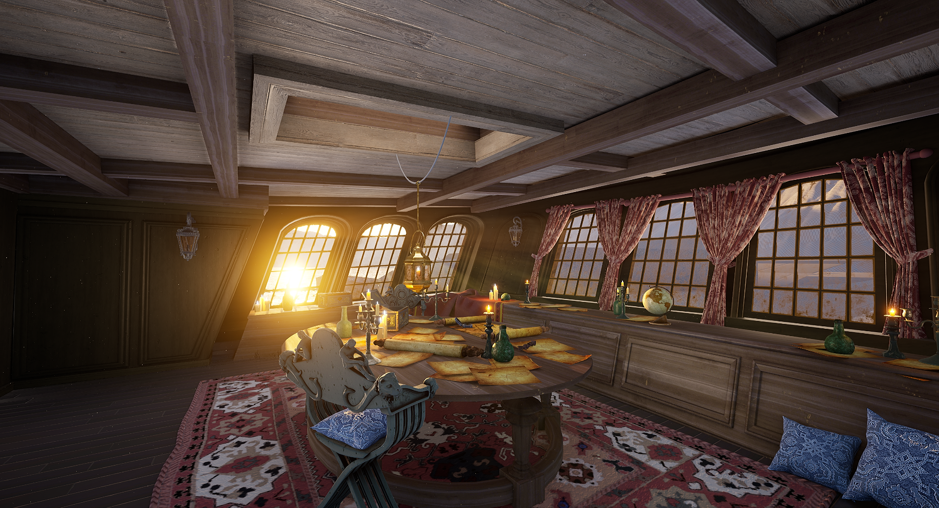 WIP] The Black Pearl Captain's Quarters UE4 — polycount