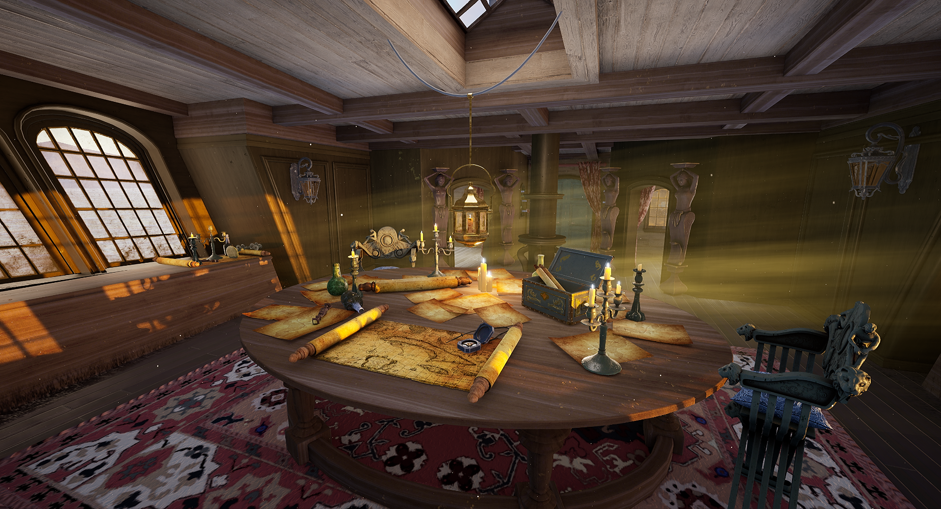 WIP] The Black Pearl Captain's Quarters UE4 — polycount