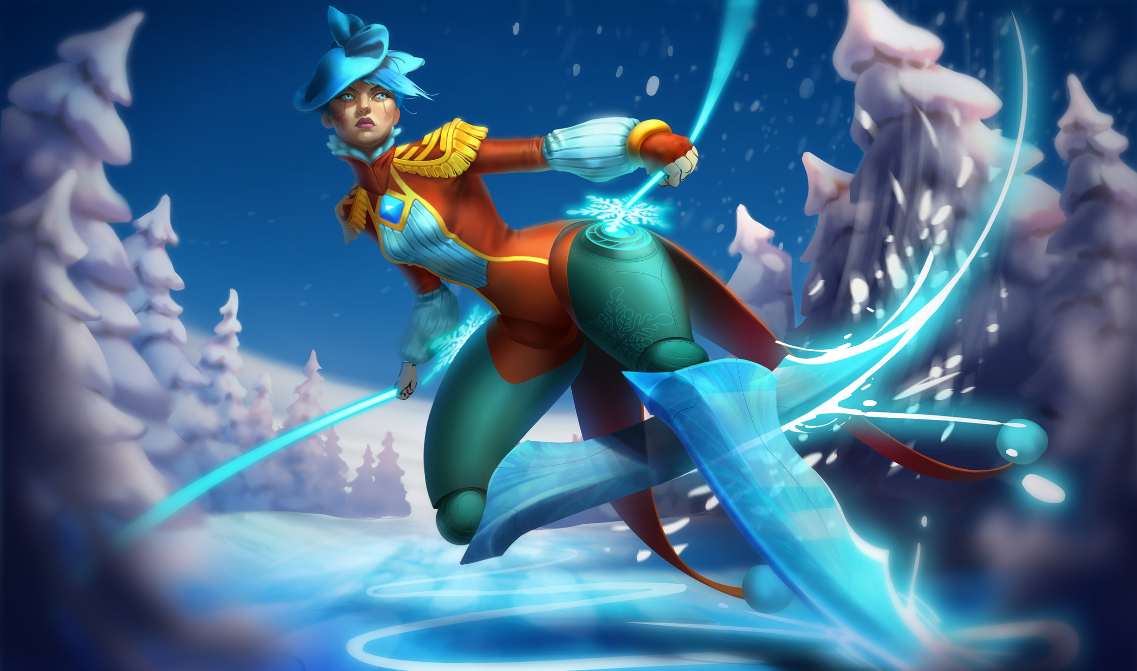 Winter Camille, League of Legends Skin Concept by Margarita Obolentseva