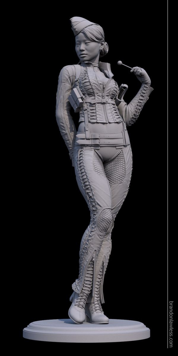 Trying to learn female anatomy sculpting, looking for feedback on one of my  attempts : r/ZBrush