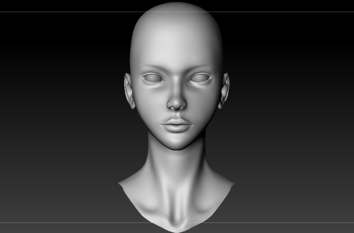 WIP Female Face — polycount