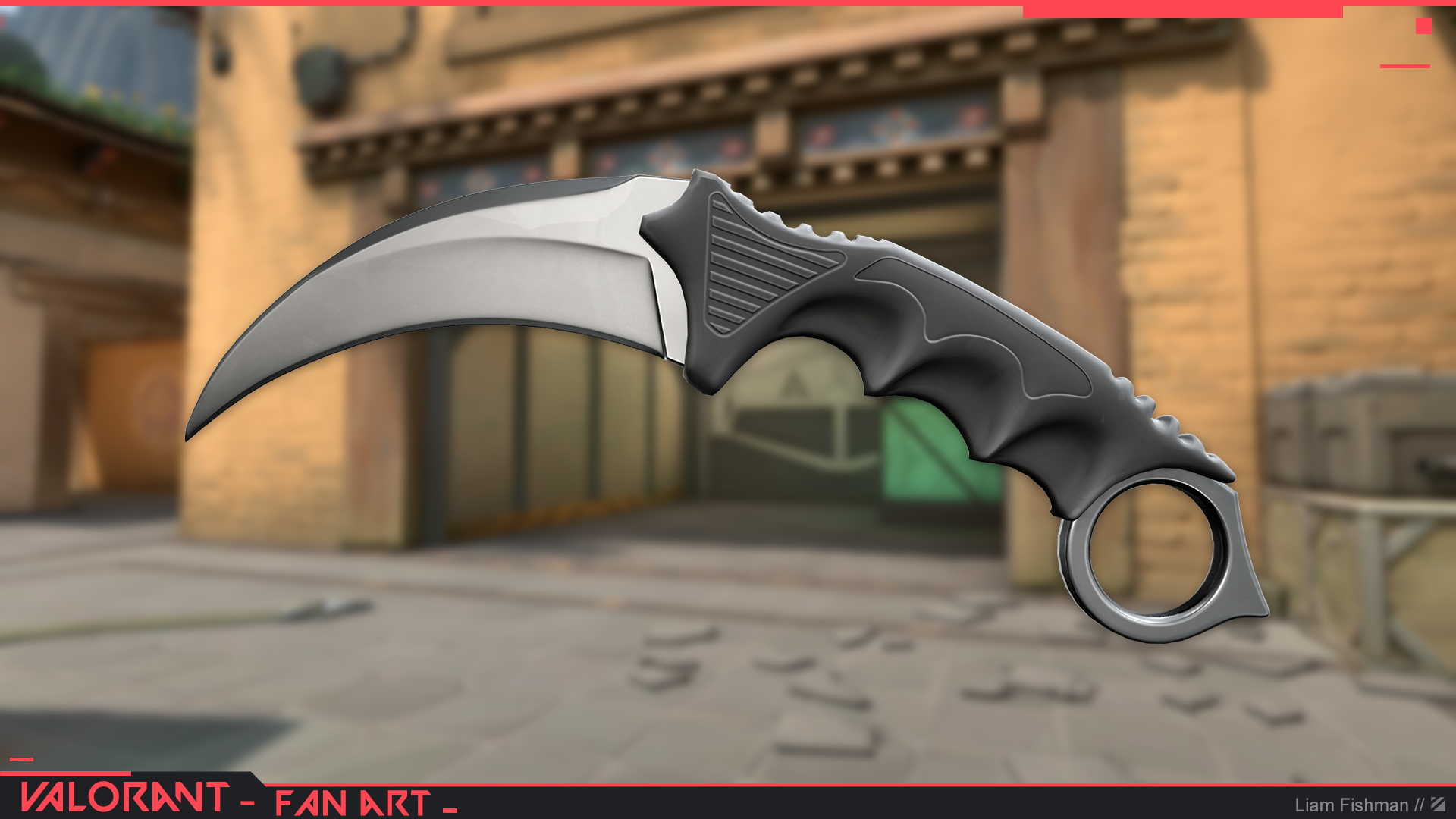 Valorant Fan art - Karambit — polycount