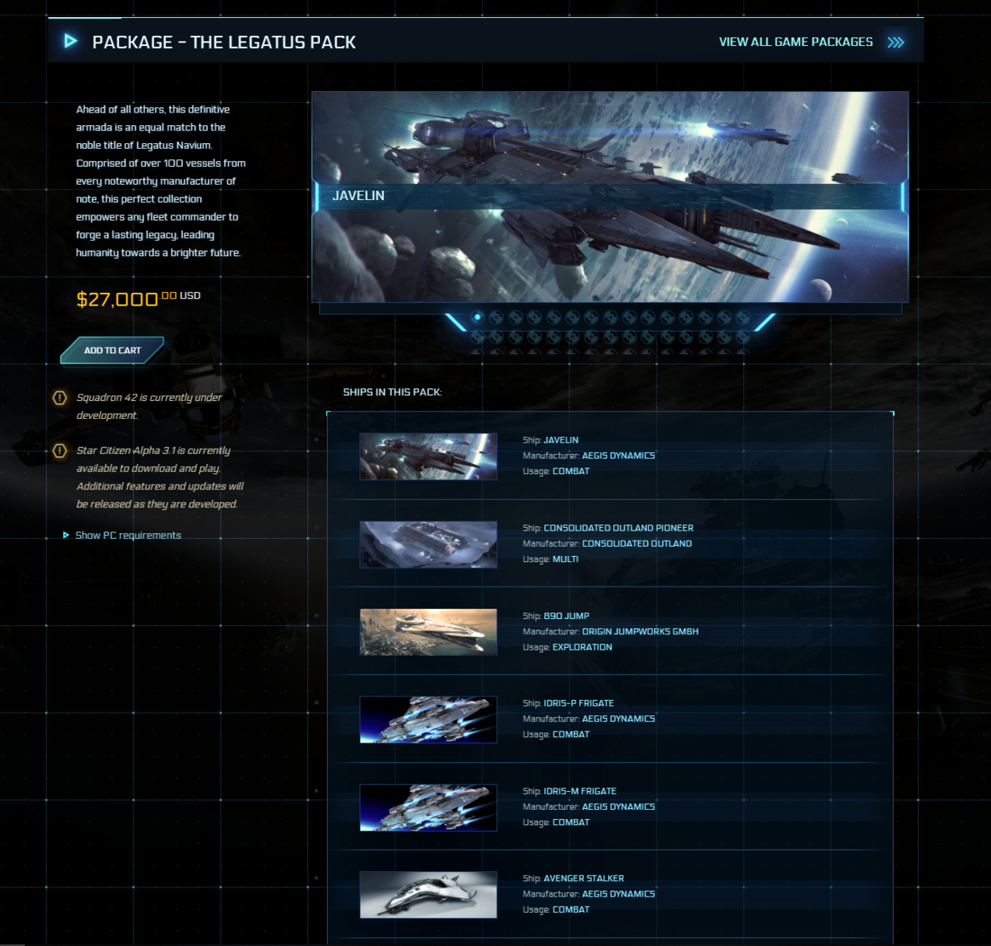 My post-IAE fleet. Finally, I got everything pre-launch that I wanted so  far. : r/starcitizen