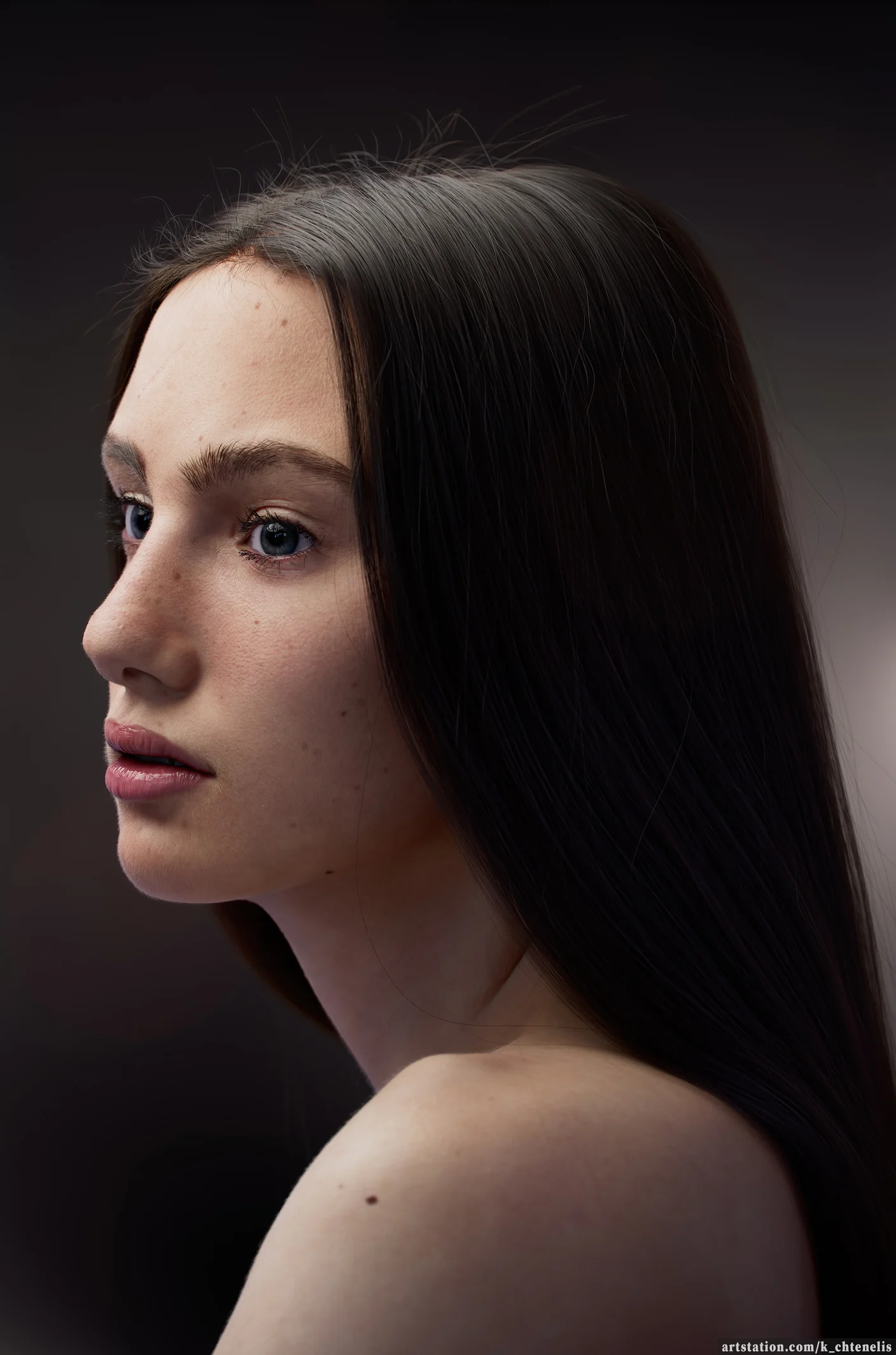 Girl 3d Photorealistic Portrait — Polycount