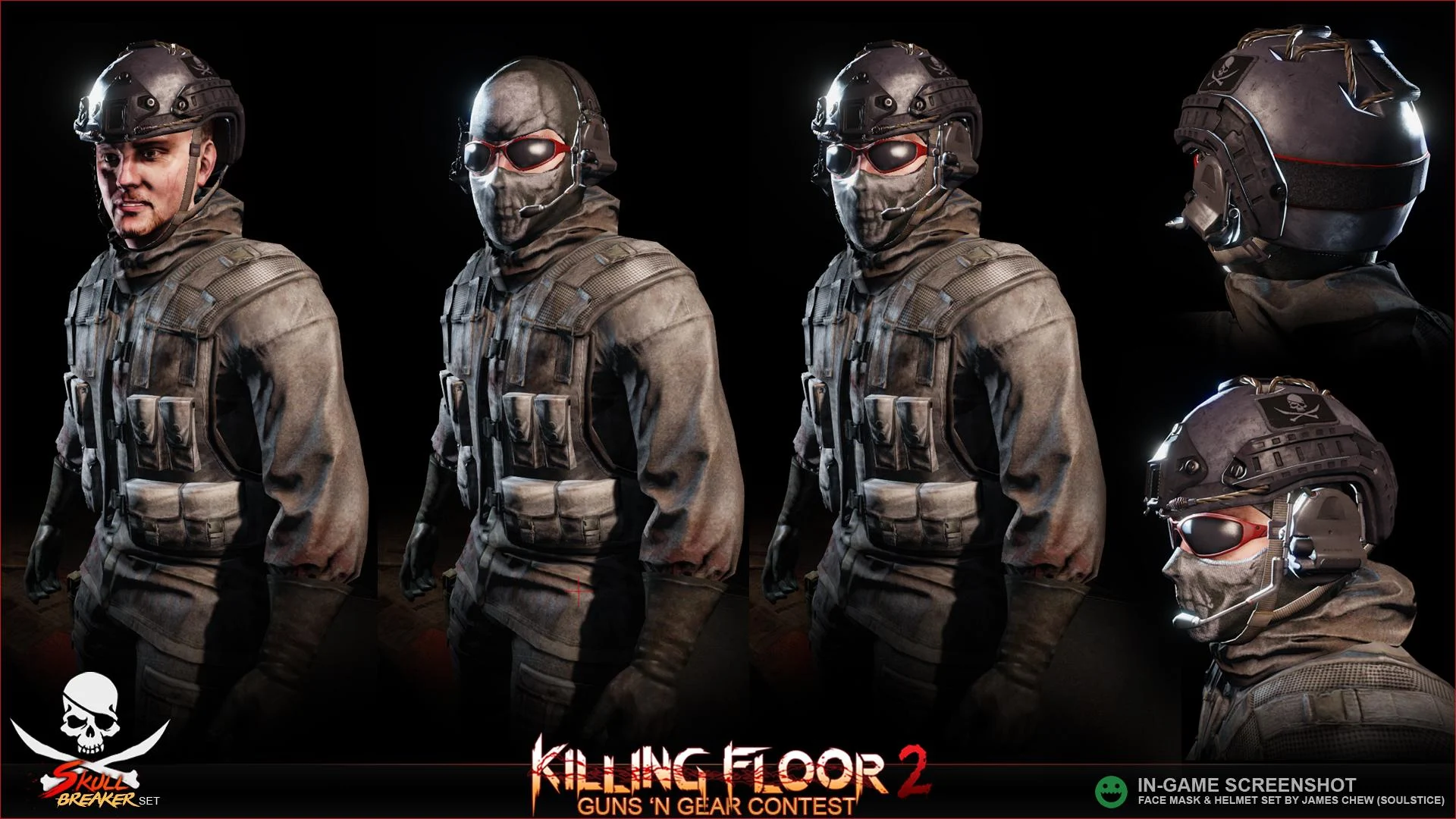 [KF2] Item Set Skull Breaker Helmet & Mask — polycount