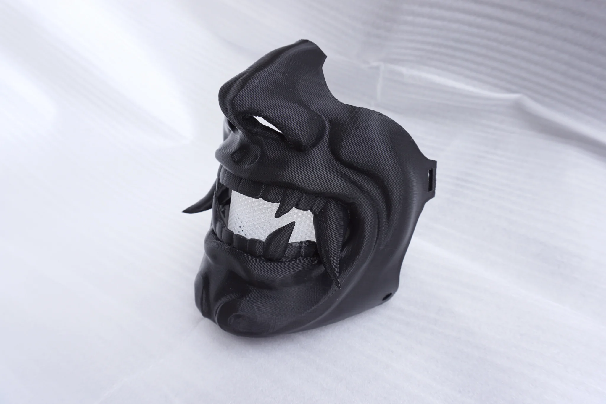 Маски 3д печать. Oni Mask 3d. Oni Mask 3d model. Oni Mask 3d Print. Маска Oni на 3d принтере.