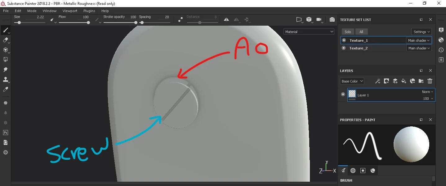 Substance Painter Ambient Occlusion Issue! — polycount