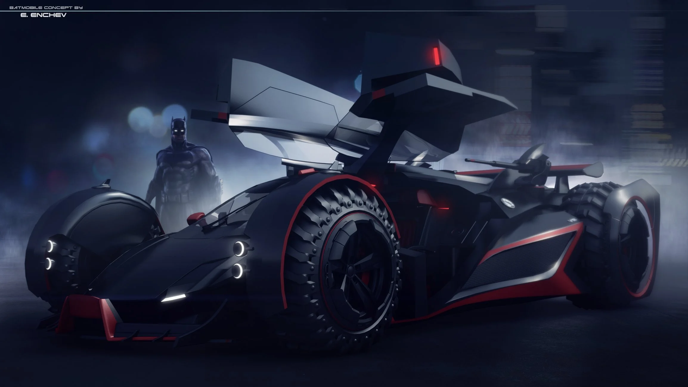 batmobile concept V12 — polycount