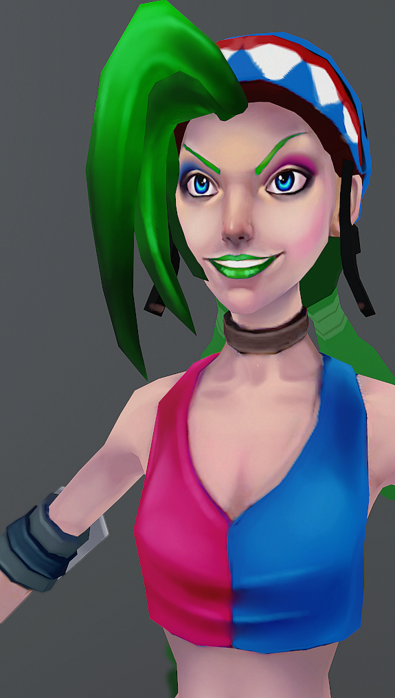 [riot Creative Contest 2017] Jinx Roller Derby Skin — Polycount