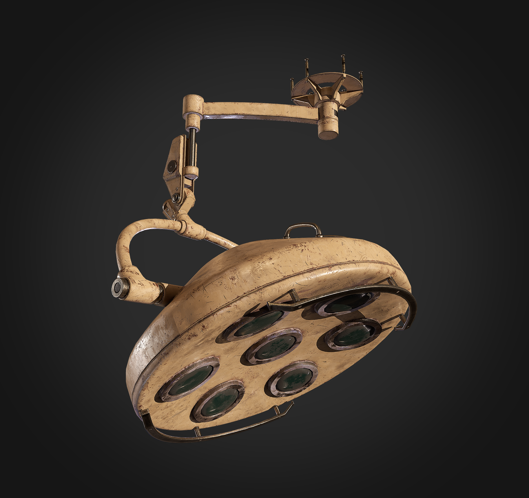 [WIP] Vintage Medical Light — polycount