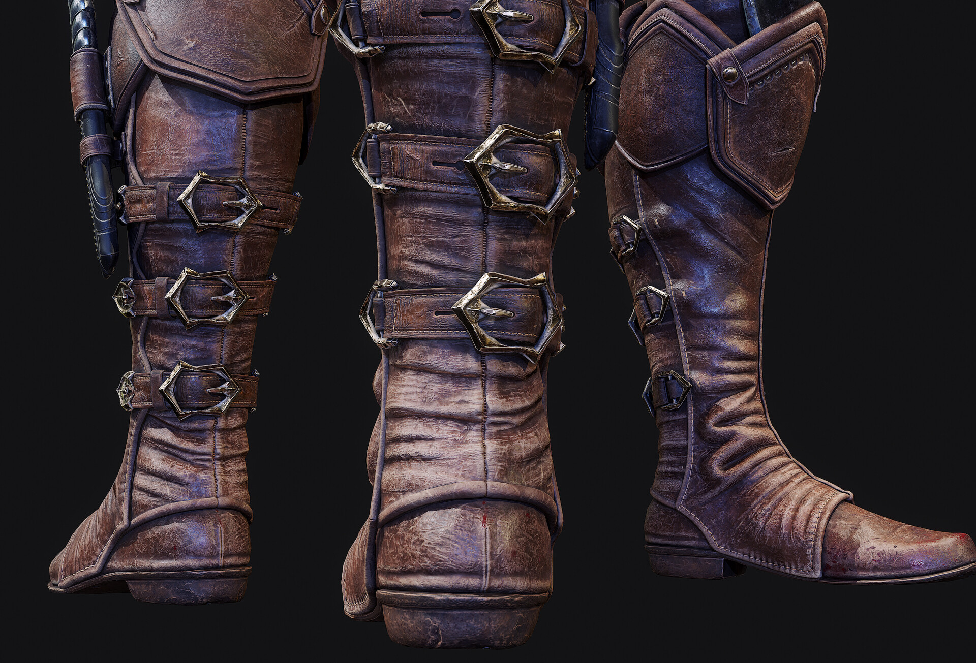 Elf Commander boots_Real_Time — polycount