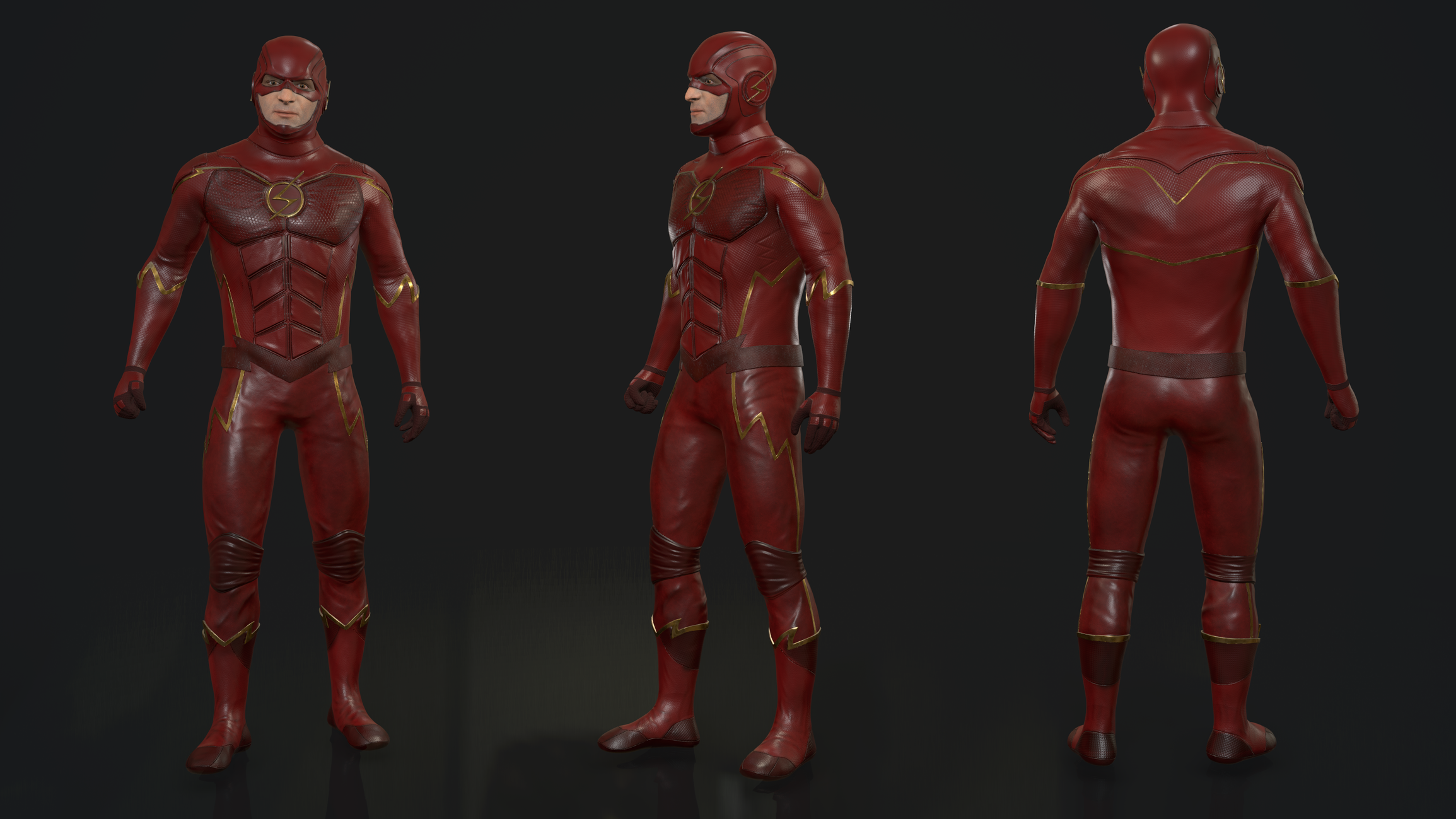 The Flash (Game-Ready) — polycount