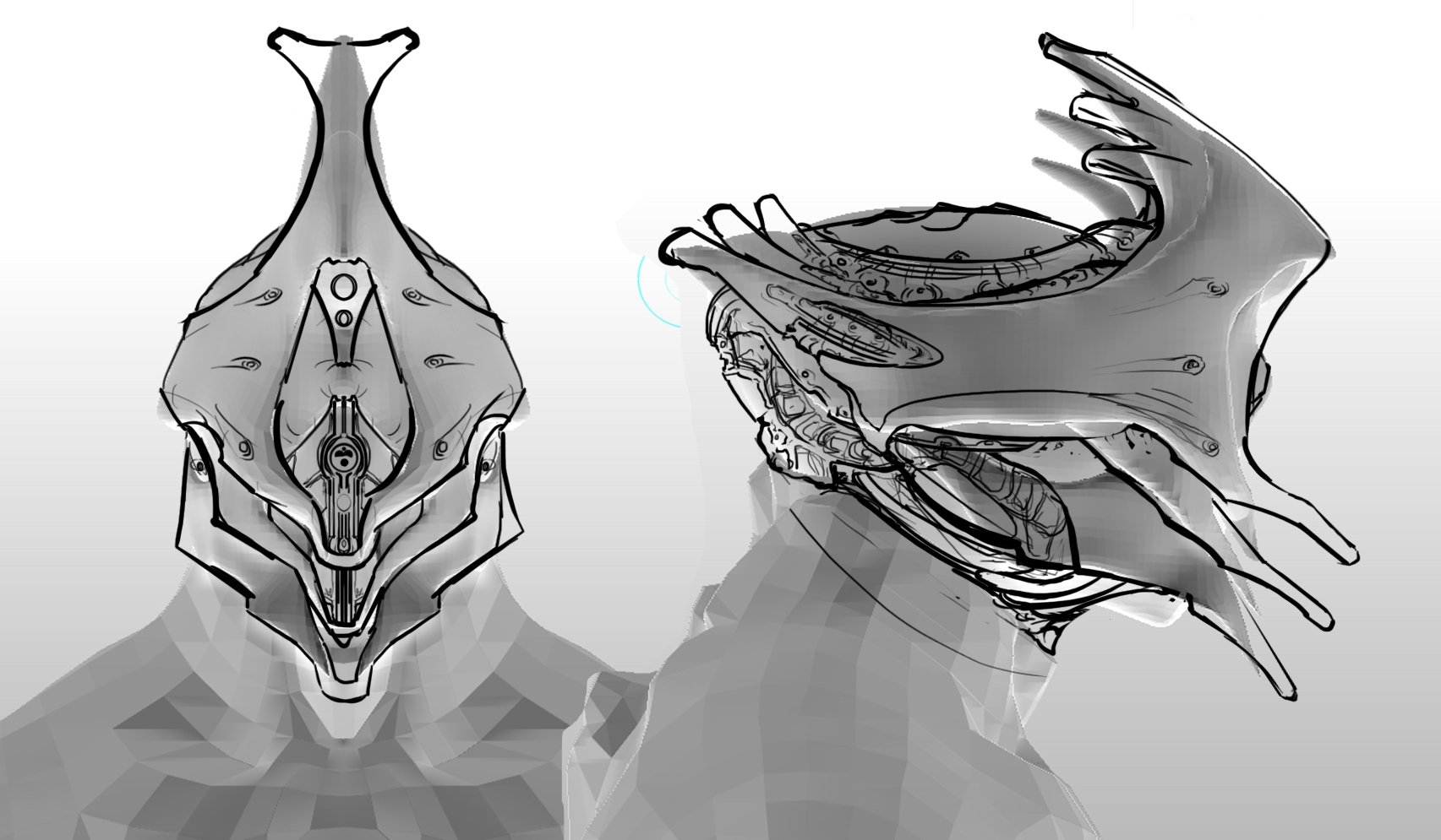 excalibur warframe helmet