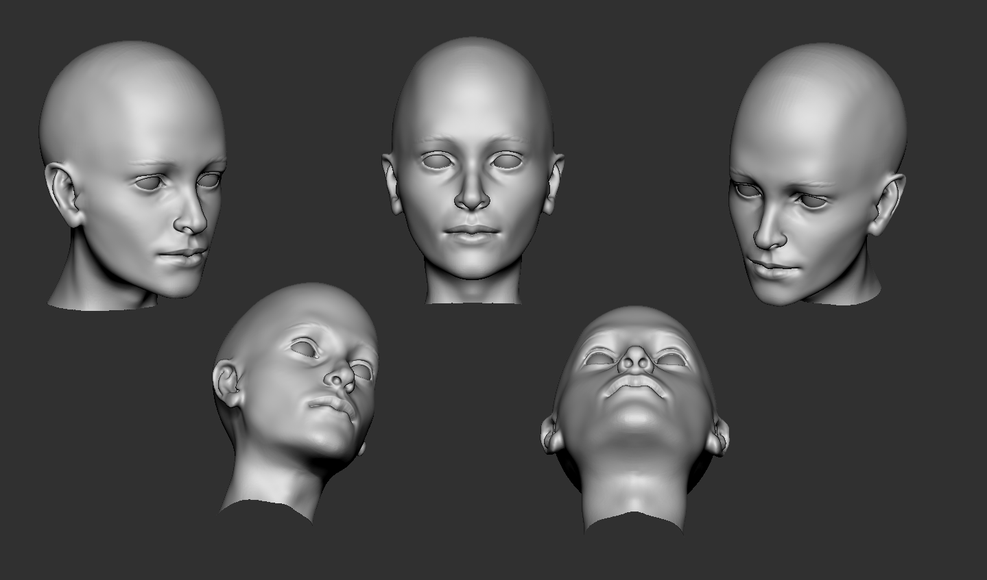 NEWBIE doing Daily Head Sculpts for 30 days. - Page 2 — polycount