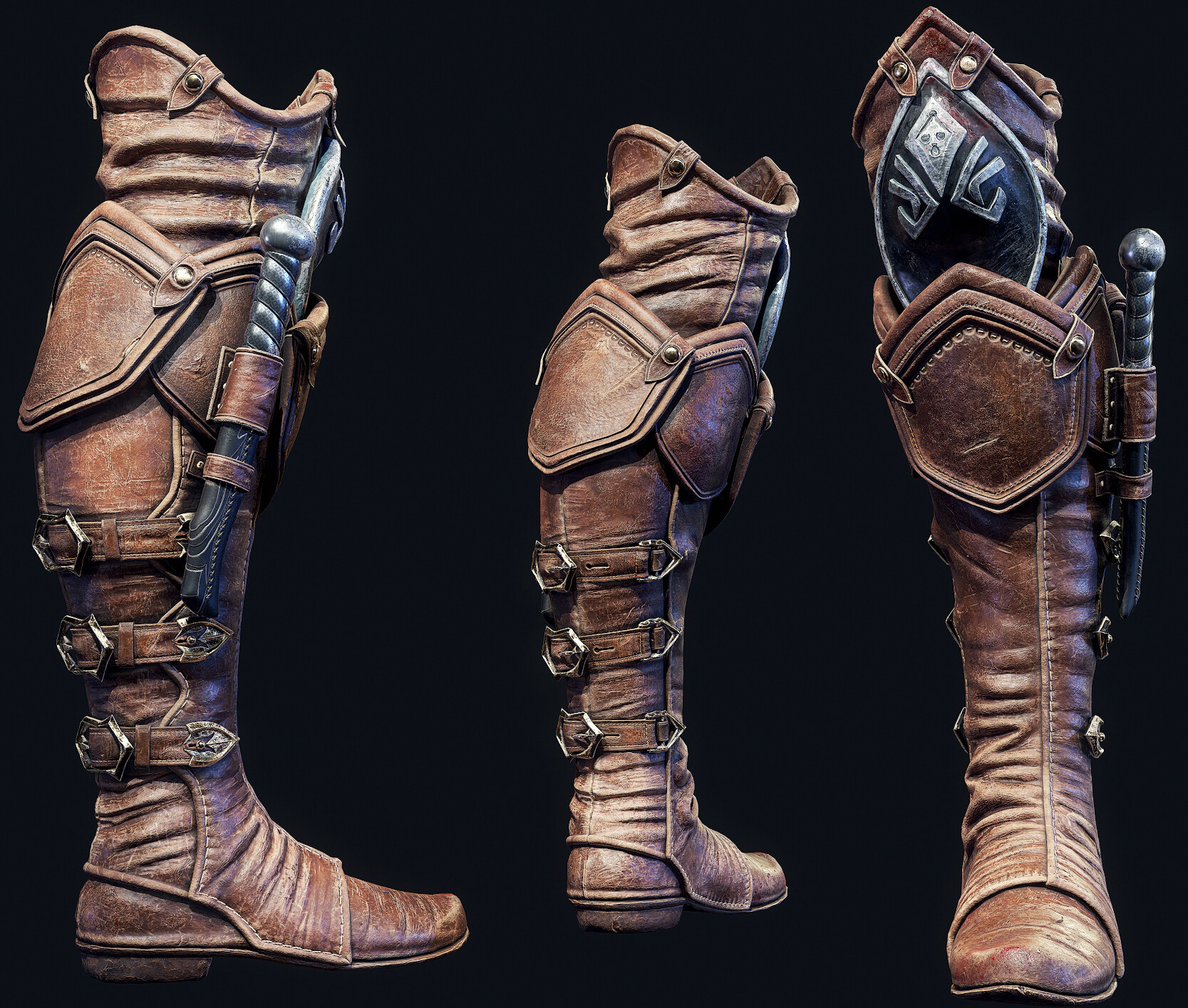 Elf Commander boots_Real_Time — polycount