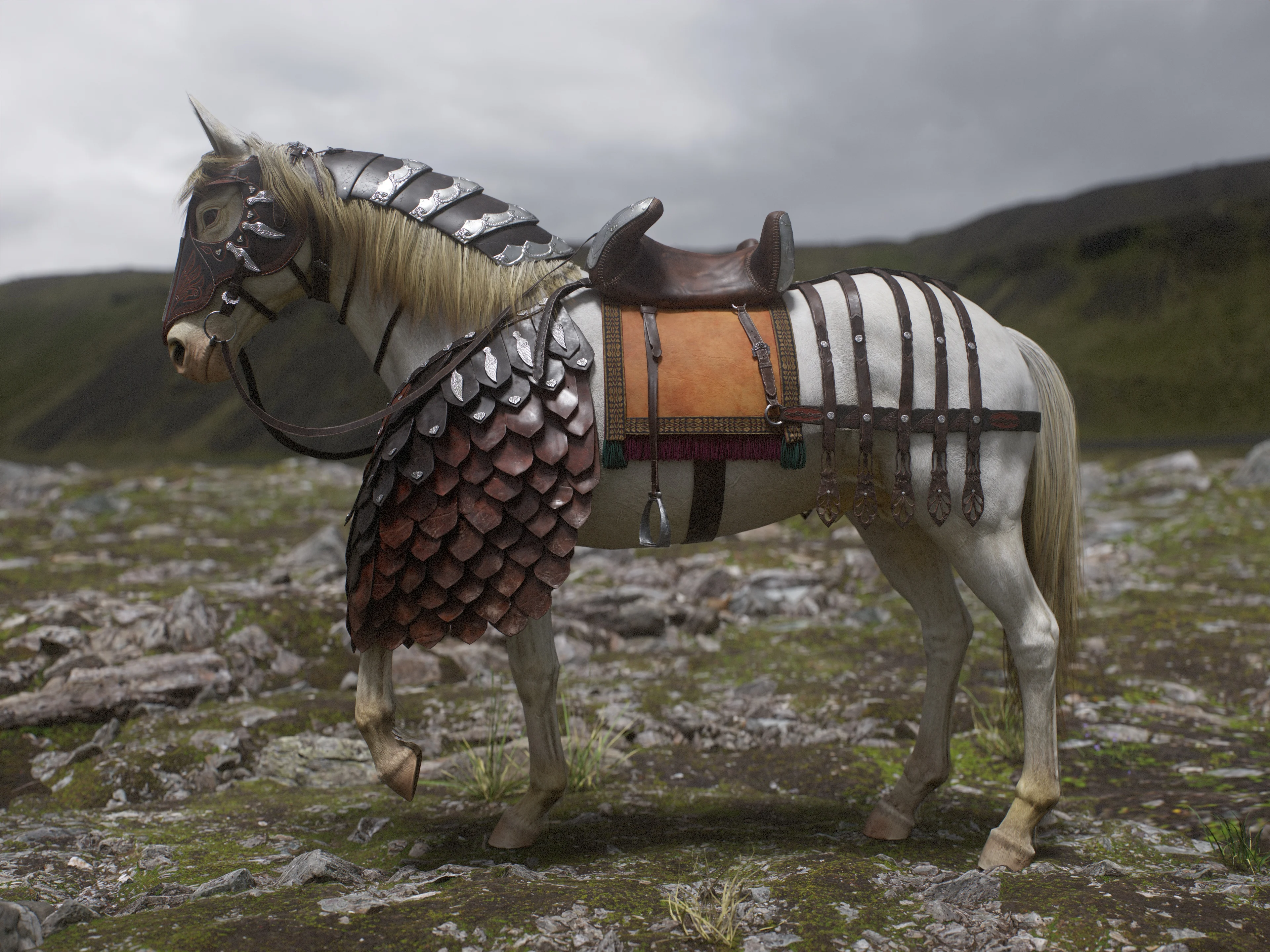 Horse Armor (Hungarian/European Medieval Style) — polycount