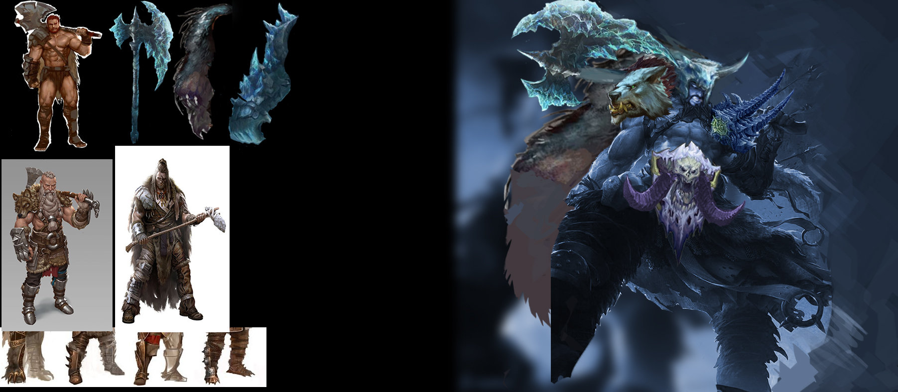 Riot Creative Contest 17 Character Art Tryndamere The Winter Barbarian King Polycount