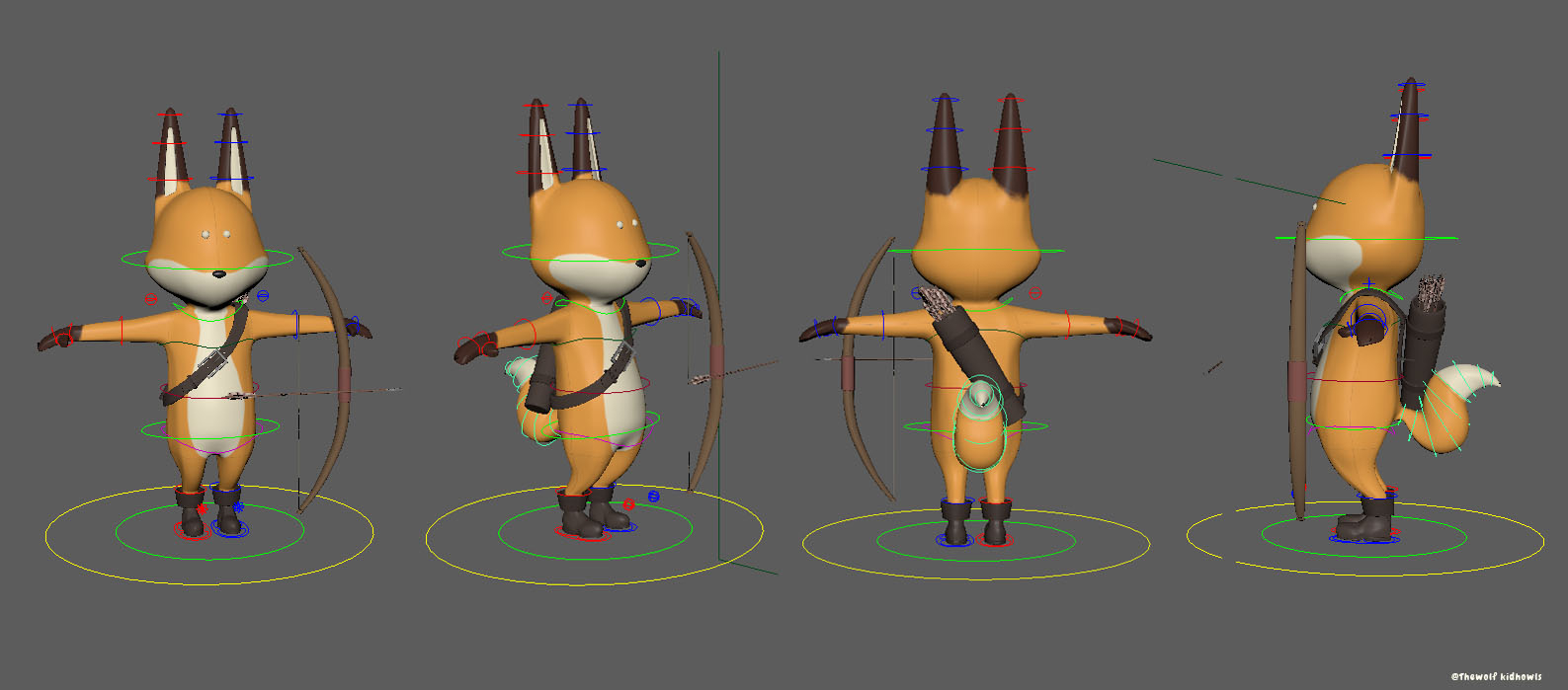 archer character models