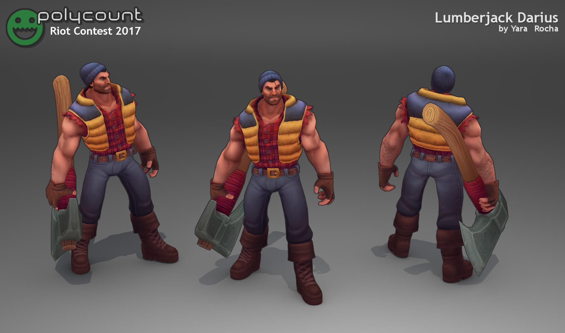 RIOT CREATIVE CONTEST 2017] Lumberjack Darius — polycount