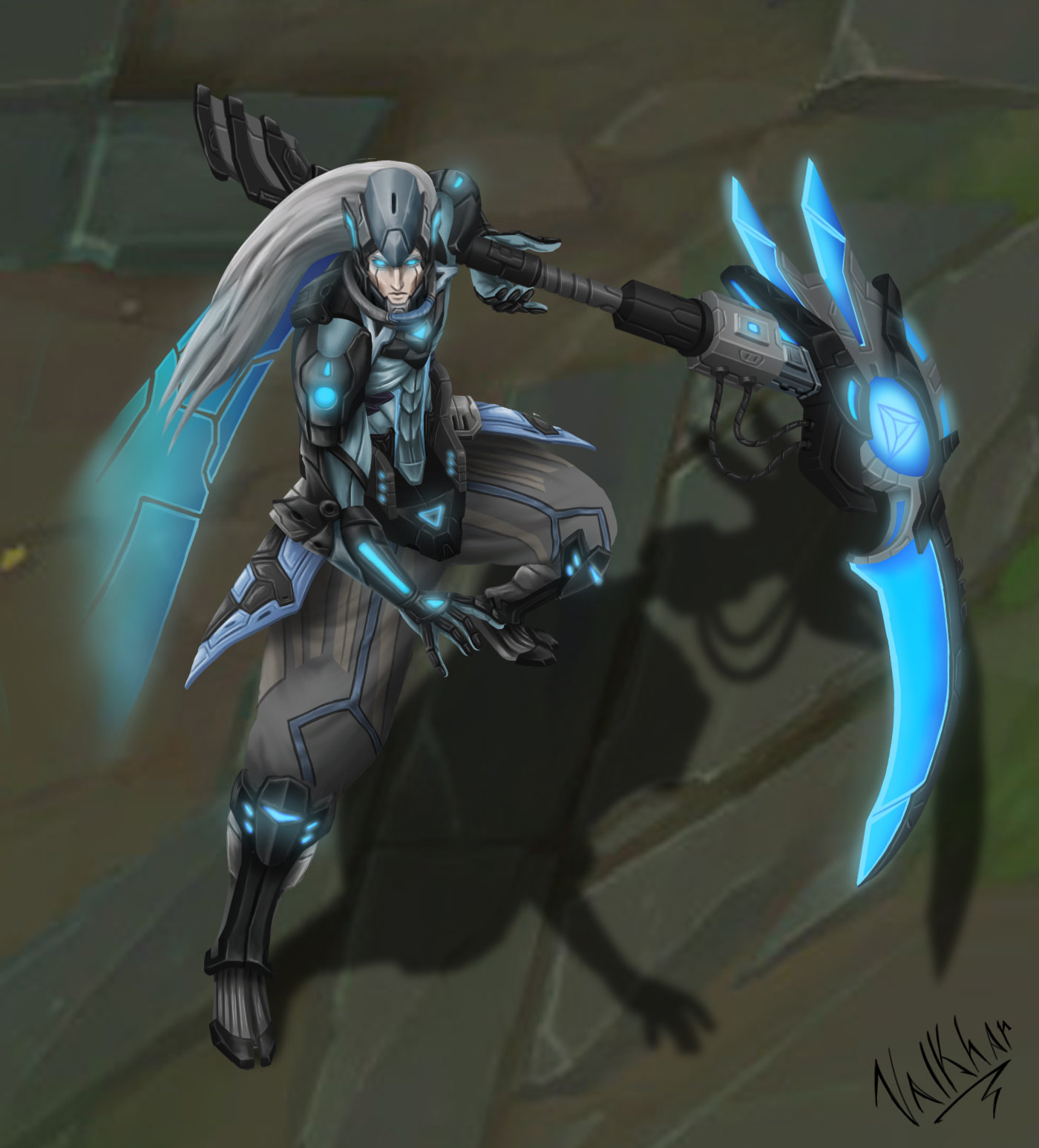 Riot Creative Contest 2017 Character Art Prototype Project And Battlecast Kayn Polycount