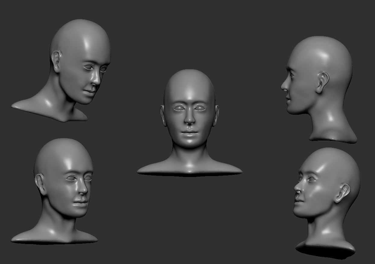 Human Male Face sculpt (lookin for crits) - Works in Progress