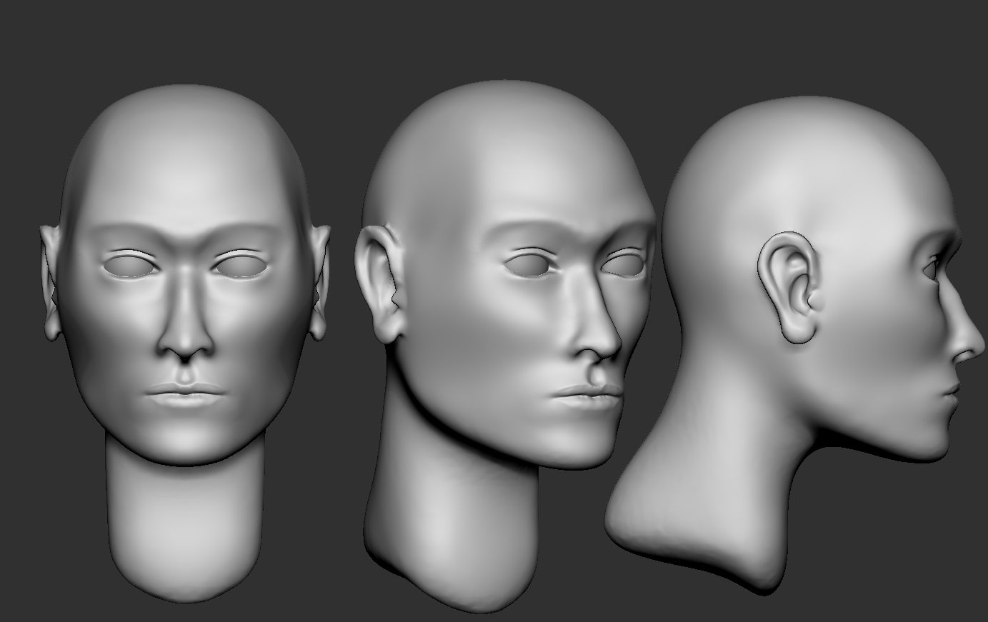 Head sculpt - Zbrush 2019