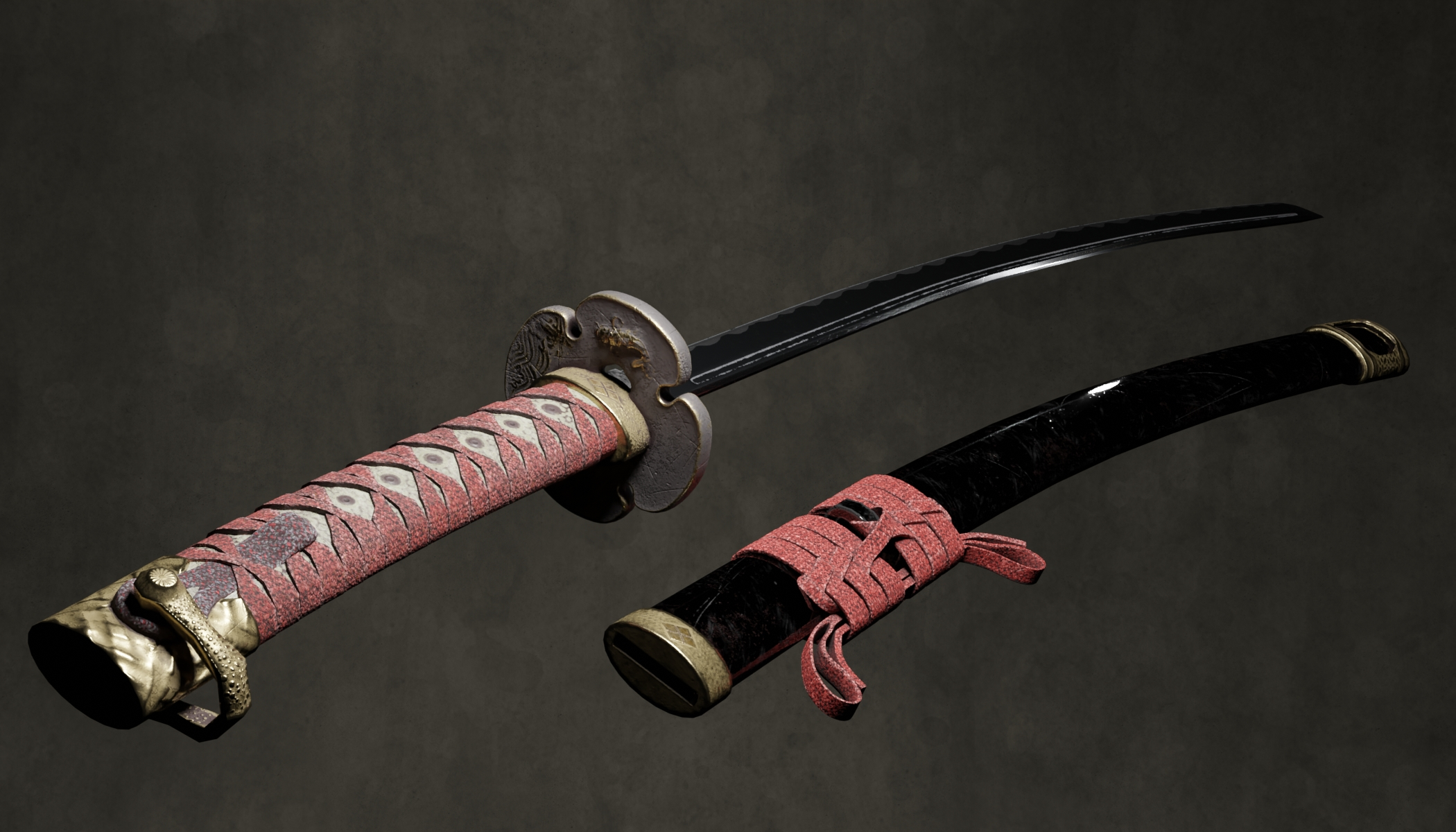 Japanese sword - katana looking for feedback — polycount