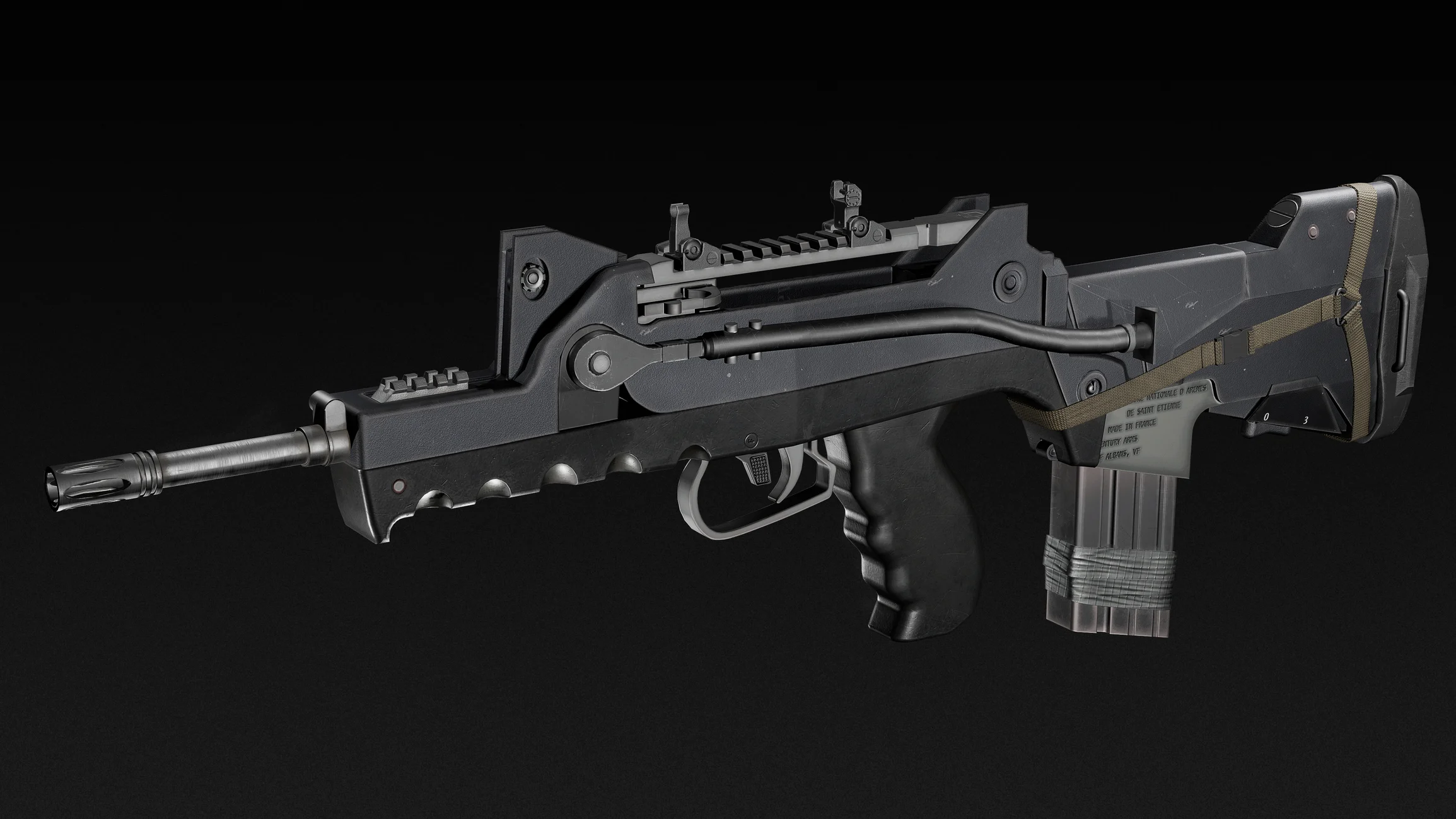 FAMAS Rifle — polycount