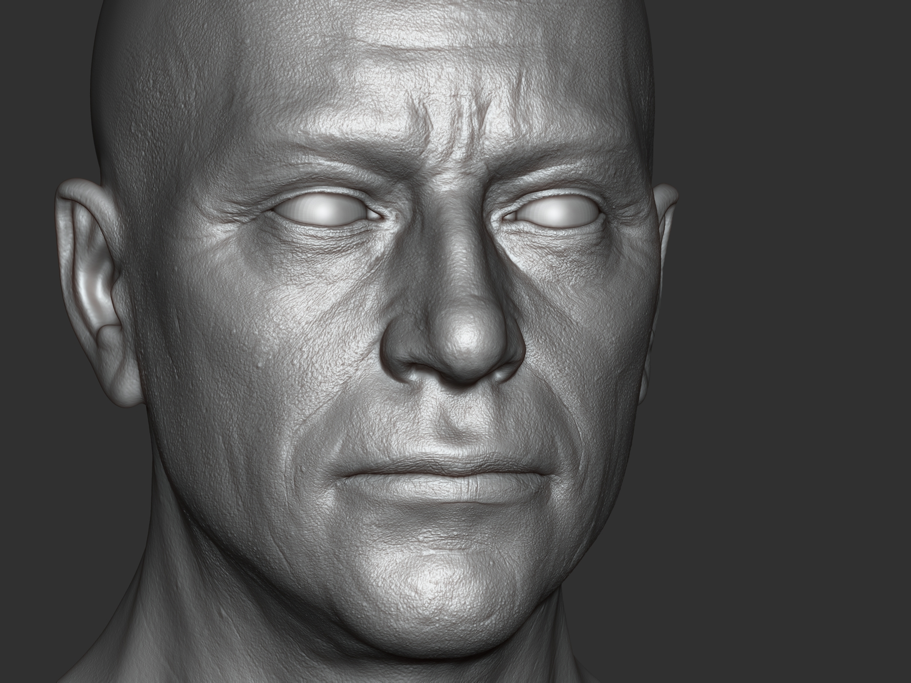 head sculpture zbrush