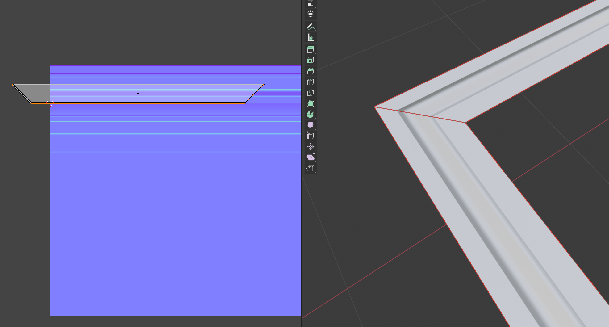 ac3d select inverted normals