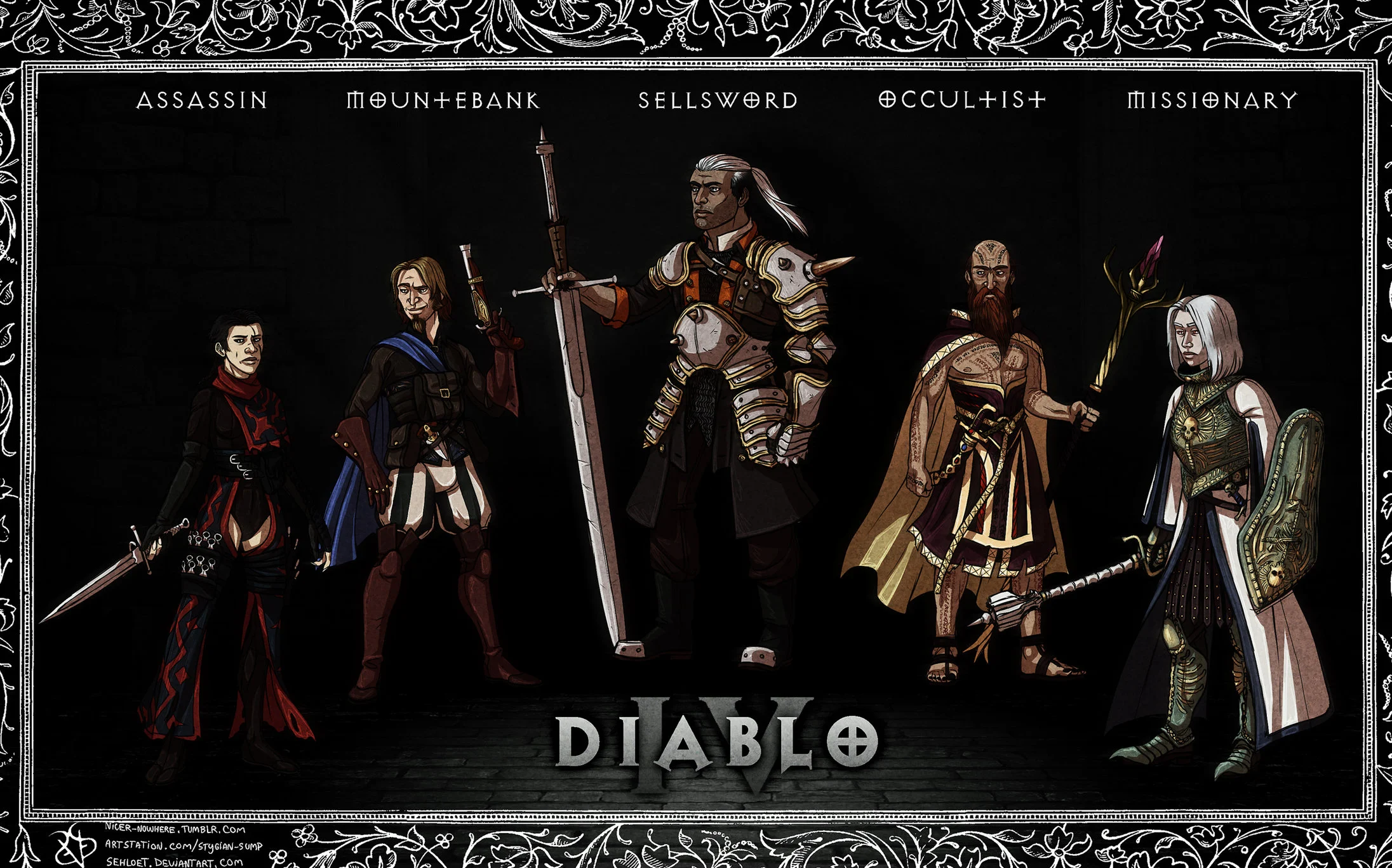 what will the classes be for diablo 4