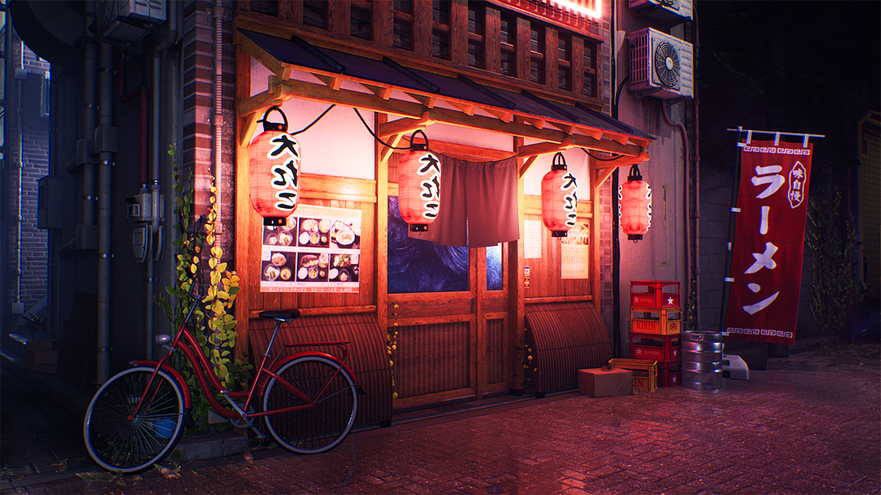 [Finished] UE4 Ramen Shop — polycount