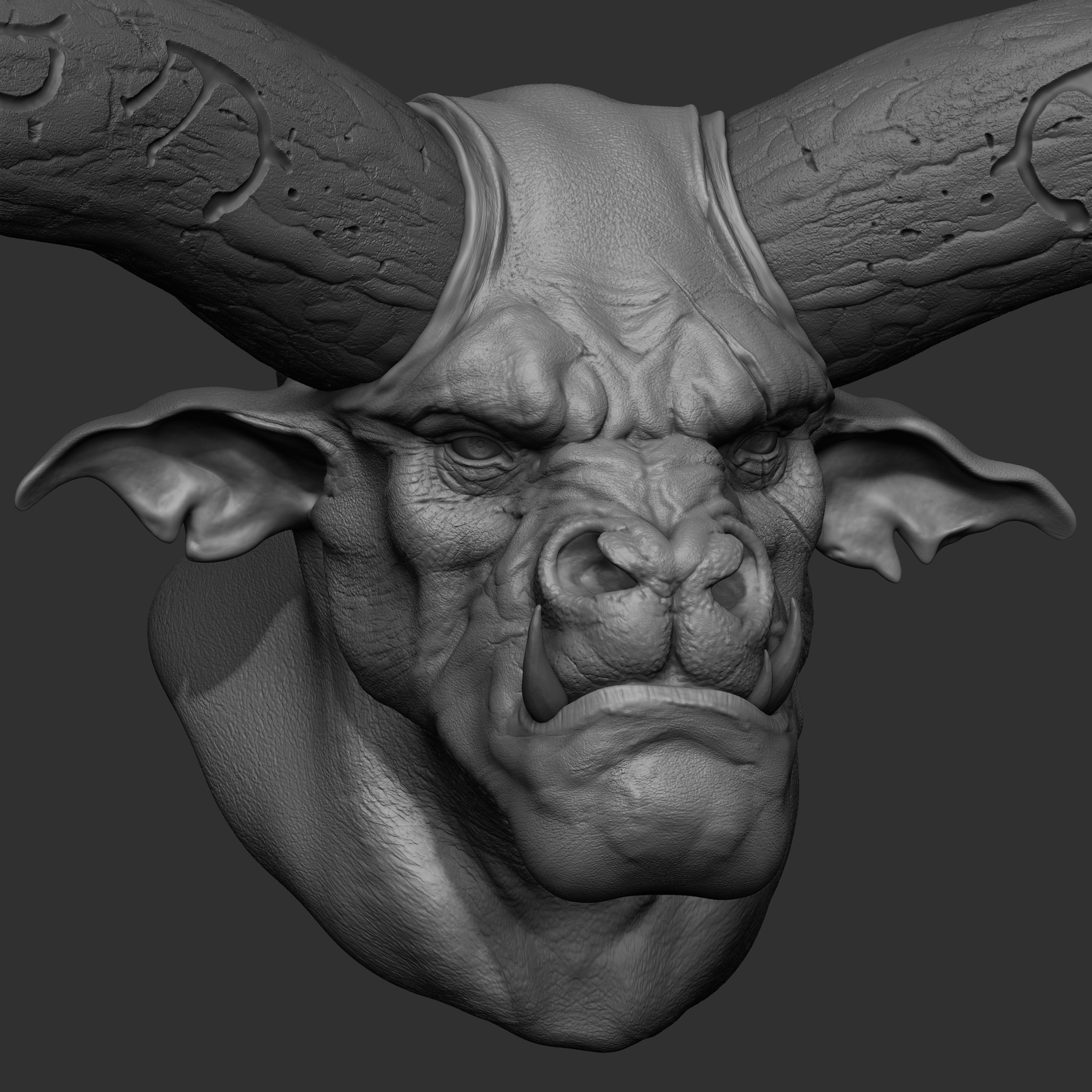 minotaur drawings head