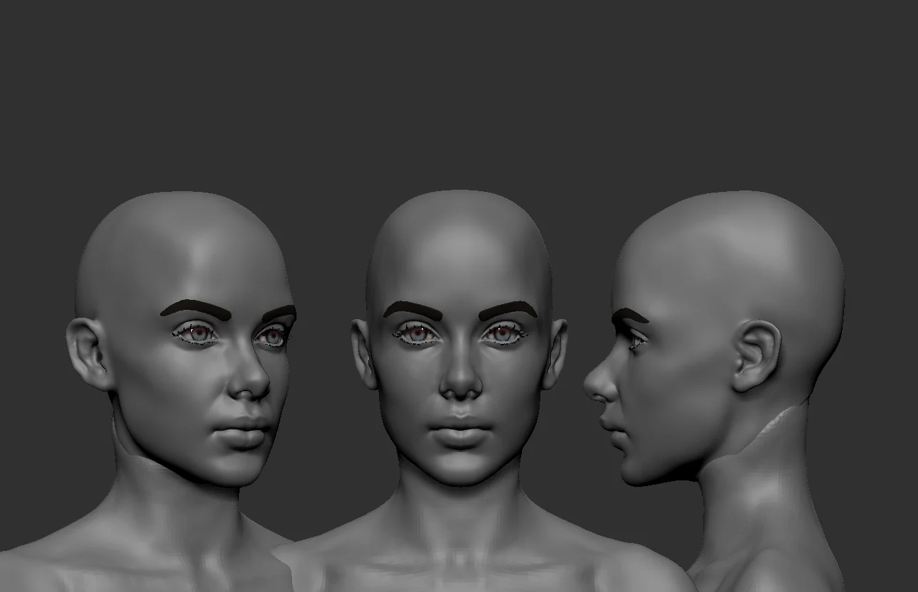 [WIP] Lana Rhoades likeness - feedback is very much appreciated — polycount